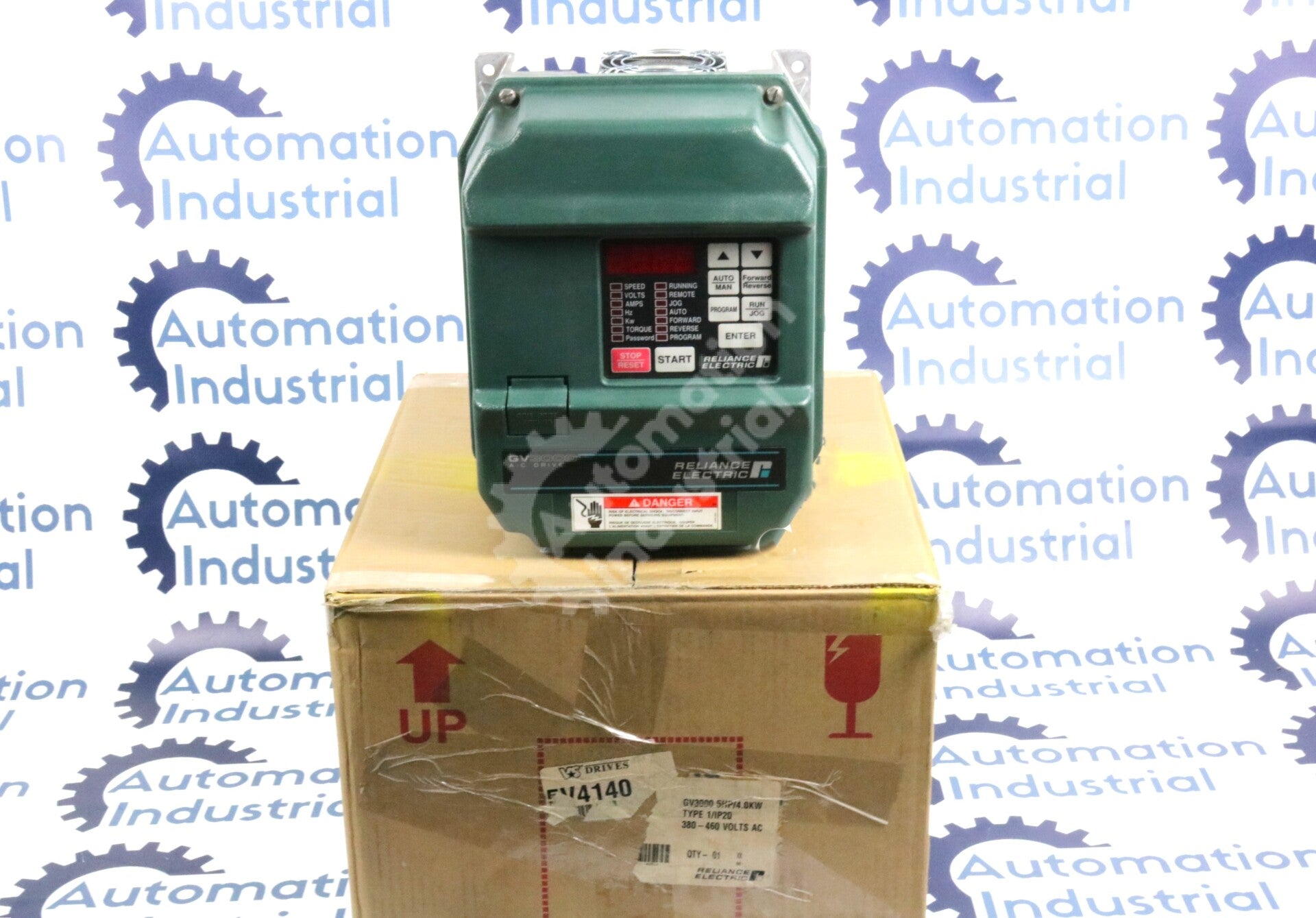 5V4140 By Reliance Electric 3-Phase 380/460VAC 5HP GV3000 AC Drive NSFP