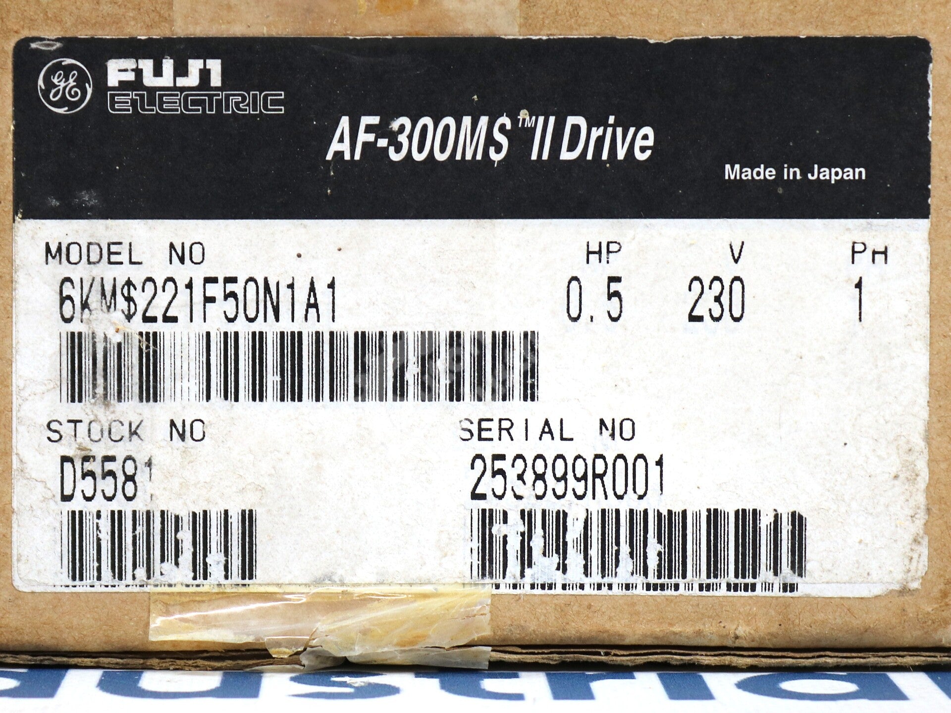 6KM$221F50N1A1 By GE Fuji Micro Saver II Drive 0.5 HP NSFP
