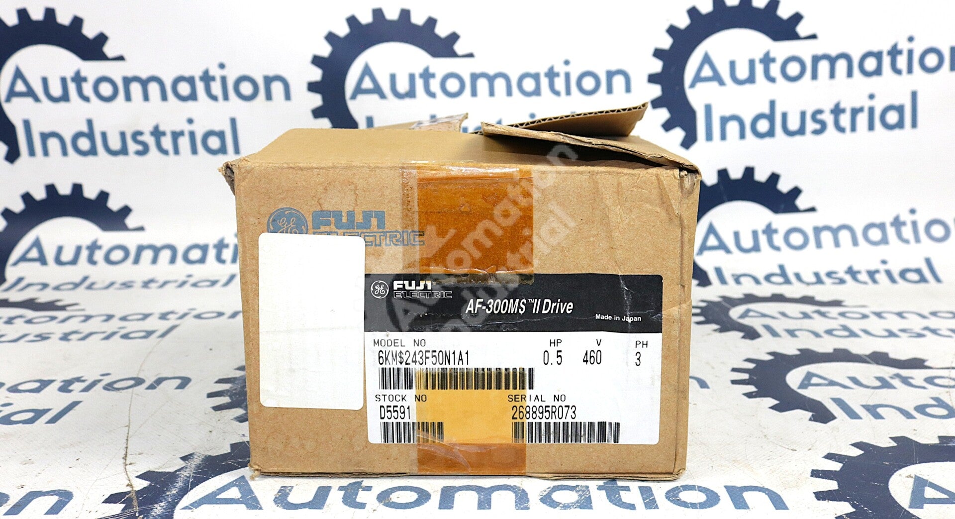 6KM$243F50N1A1 By GE Fuji 3-Phase 0.5HP 460V AF-300M$ II Drive NSFP
