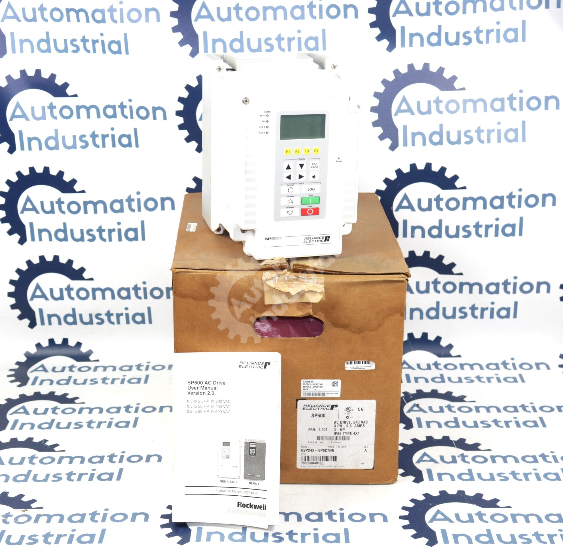 6SP24X-9P6CTNN By Reliance Electric 6SP24003 SPD Controller AC Drive NSFP SP600