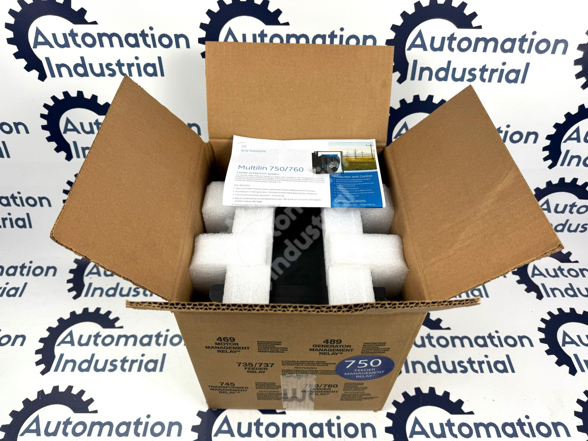 GE Multilin 750-P5-G1-S1-HI-A20-R Feeder Management Relay