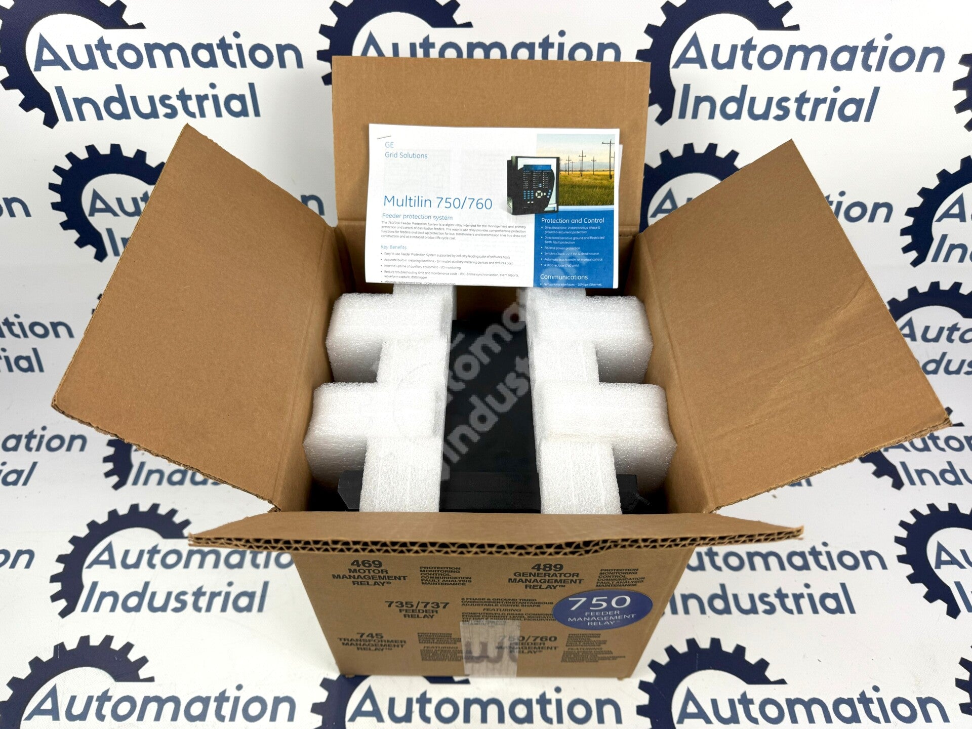 GE Multilin 750-P5-G5-D5-HI-A20-R Feeder Management Relay