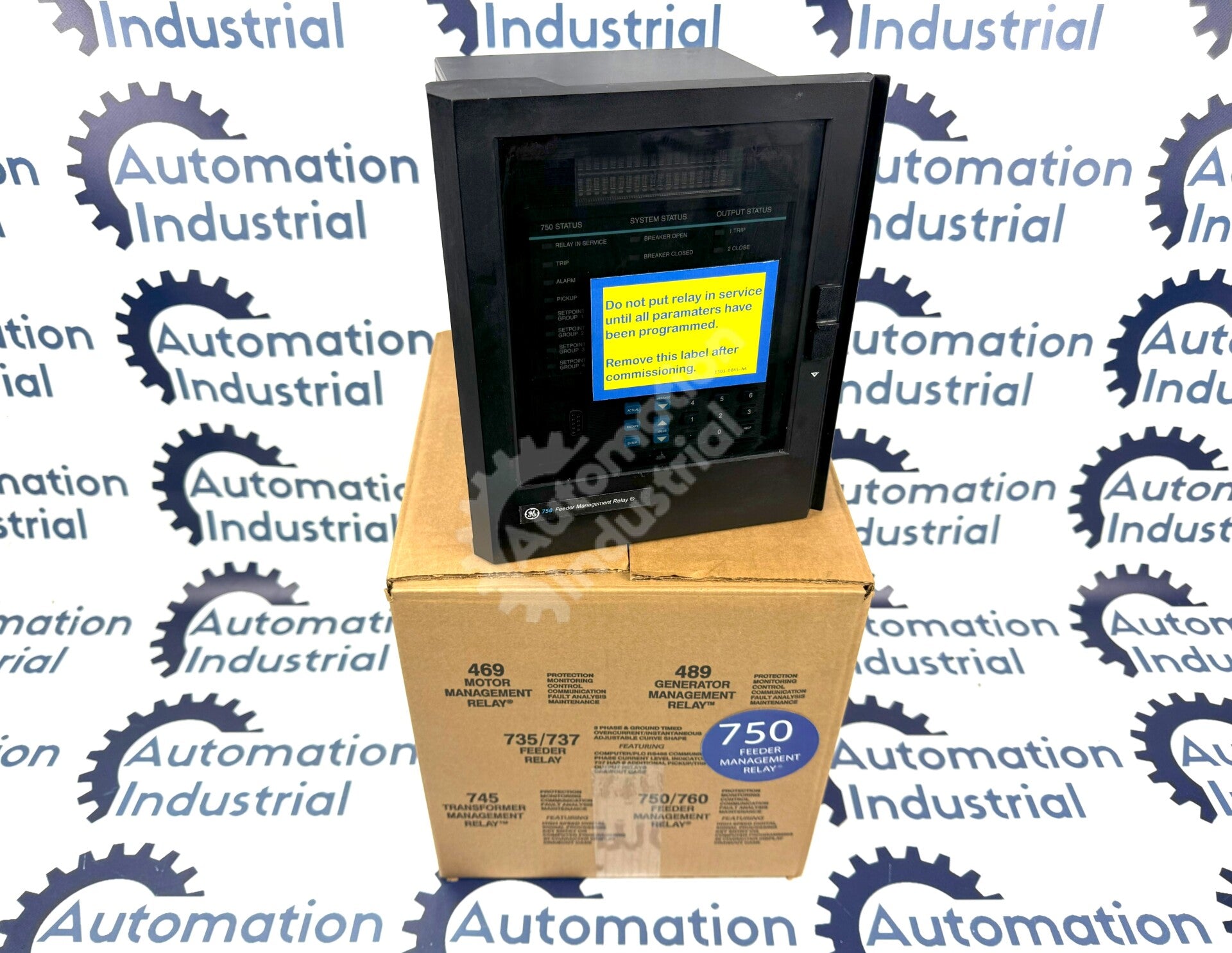 GE Multilin 750-P5-G5-D5-HI-A20-R Feeder Management Relay