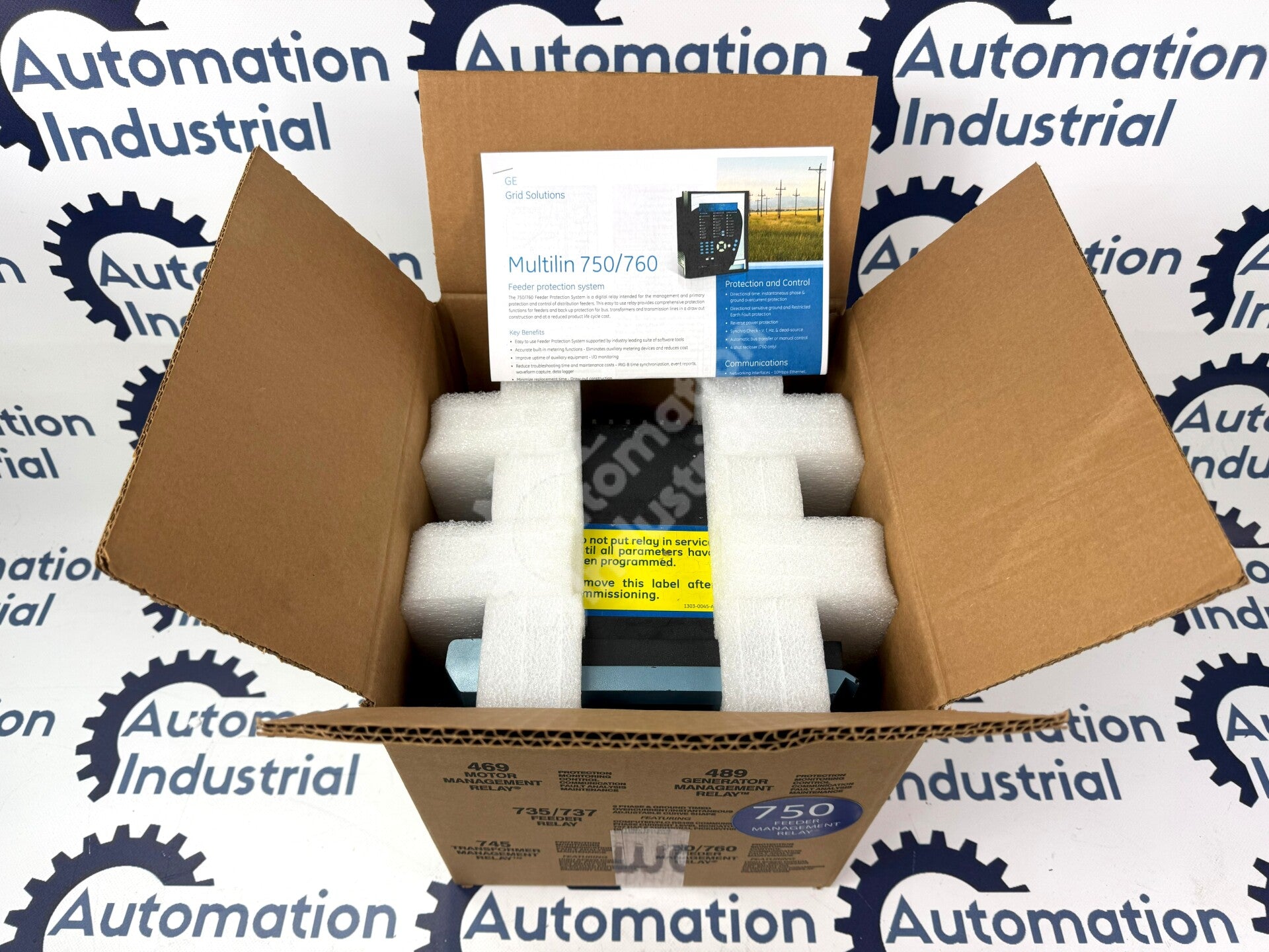 750-P5-G5-S5-HI-A1-R-E By GE Multilin 750/760 Feeder Management Relay