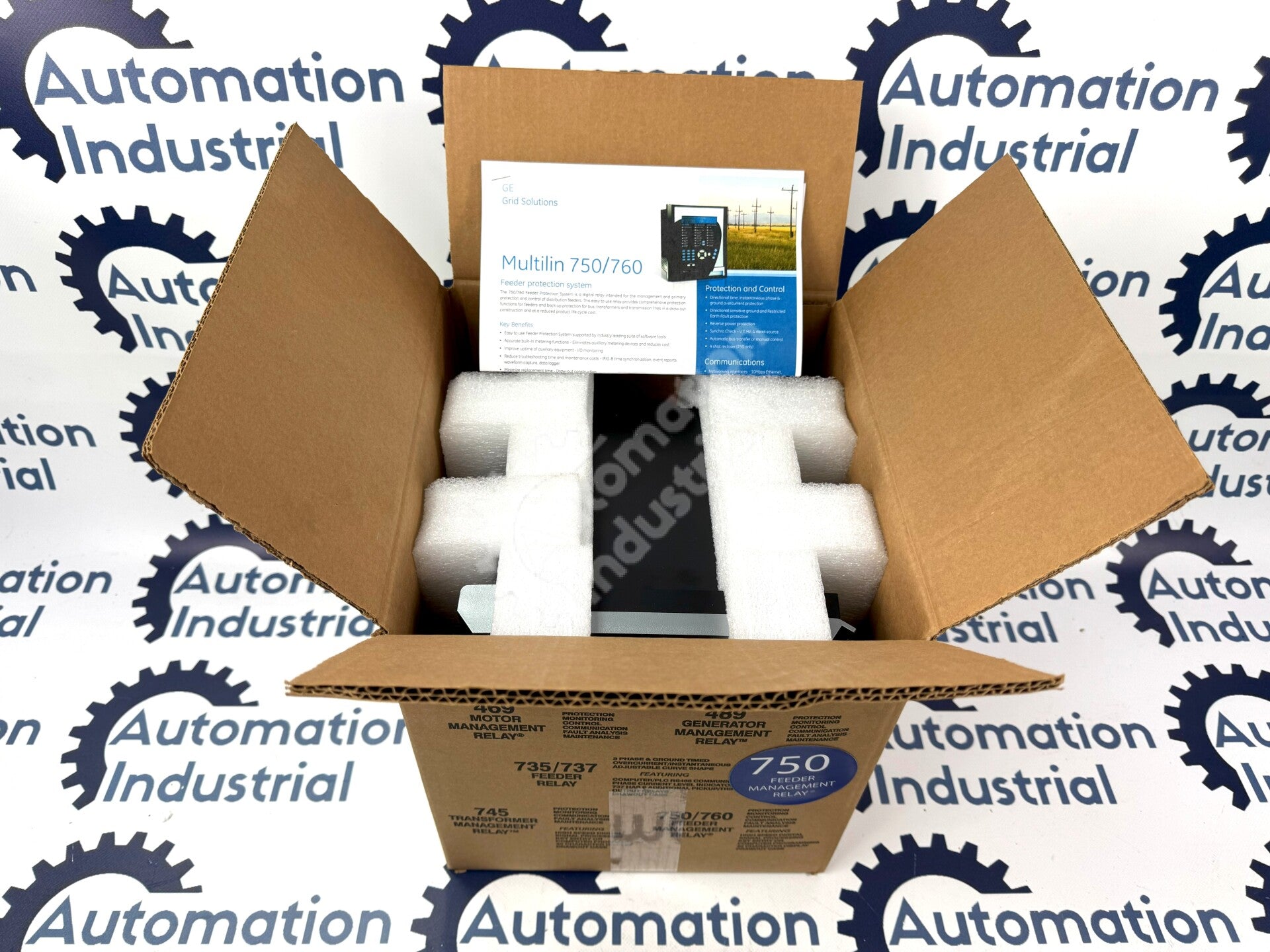 GE Multilin 750-P5-G5-S5-HI-A20-R-T Feeder Management Relay