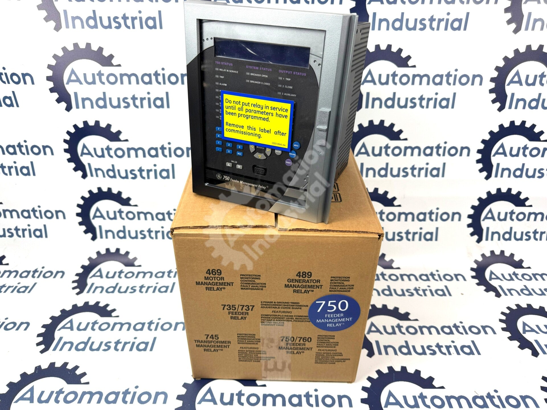 GE Multilin 750-P5-G5-S5-LO-A20-R-E Feeder Management Relay
