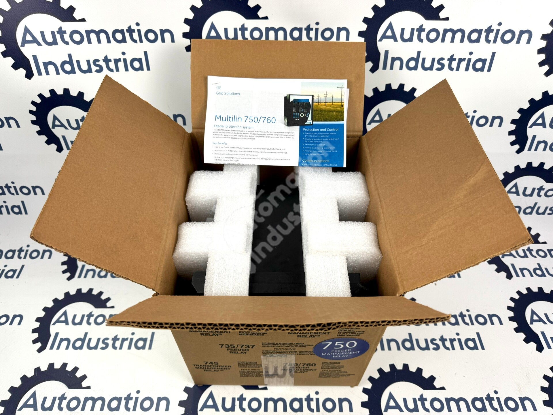 GE Multilin 750-P5-G5-S5-LO-A20-R Feeder Management Relay