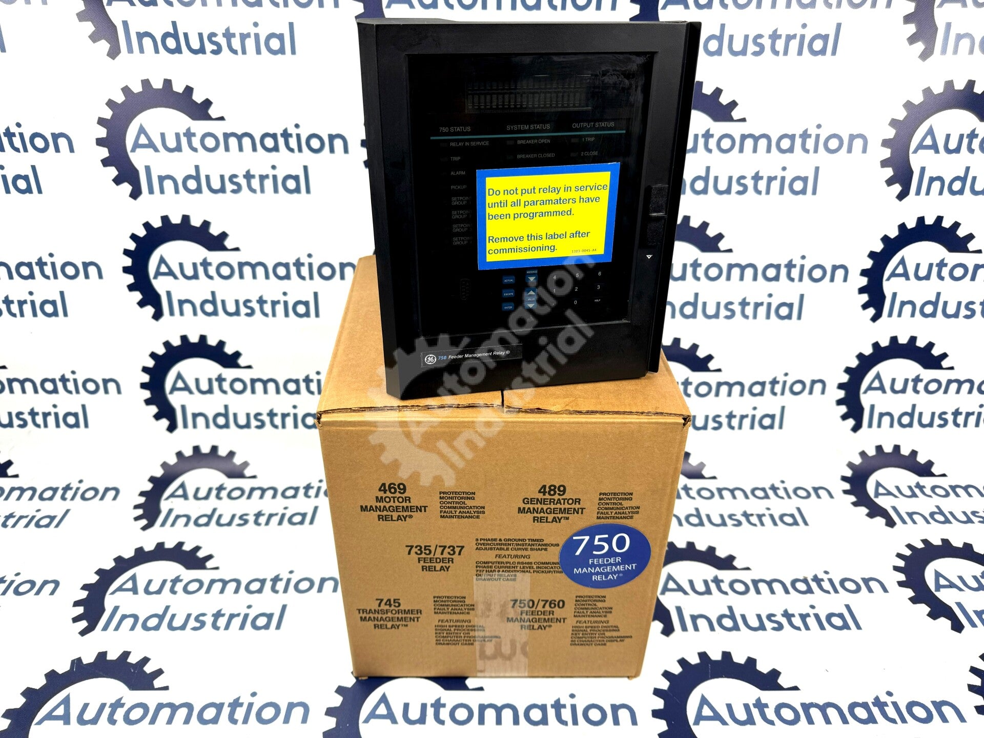 GE Multilin 750-P5-G5-S5-LO-A20-R Feeder Management Relay