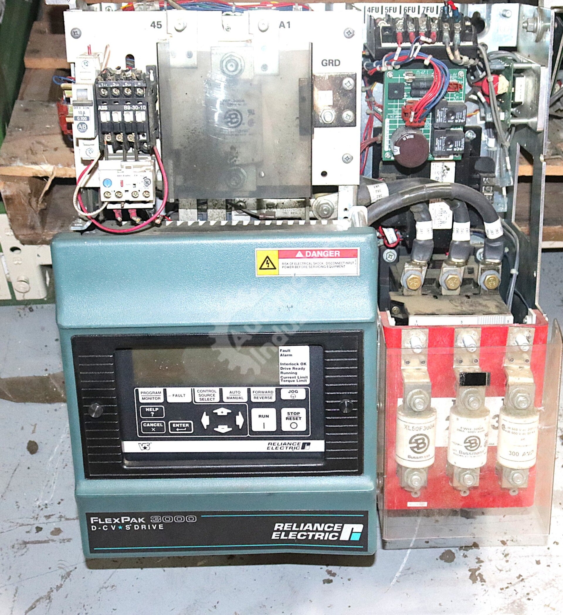 75FR4032 By Reliance Electric 460VAC 125A 75HP DC Drive