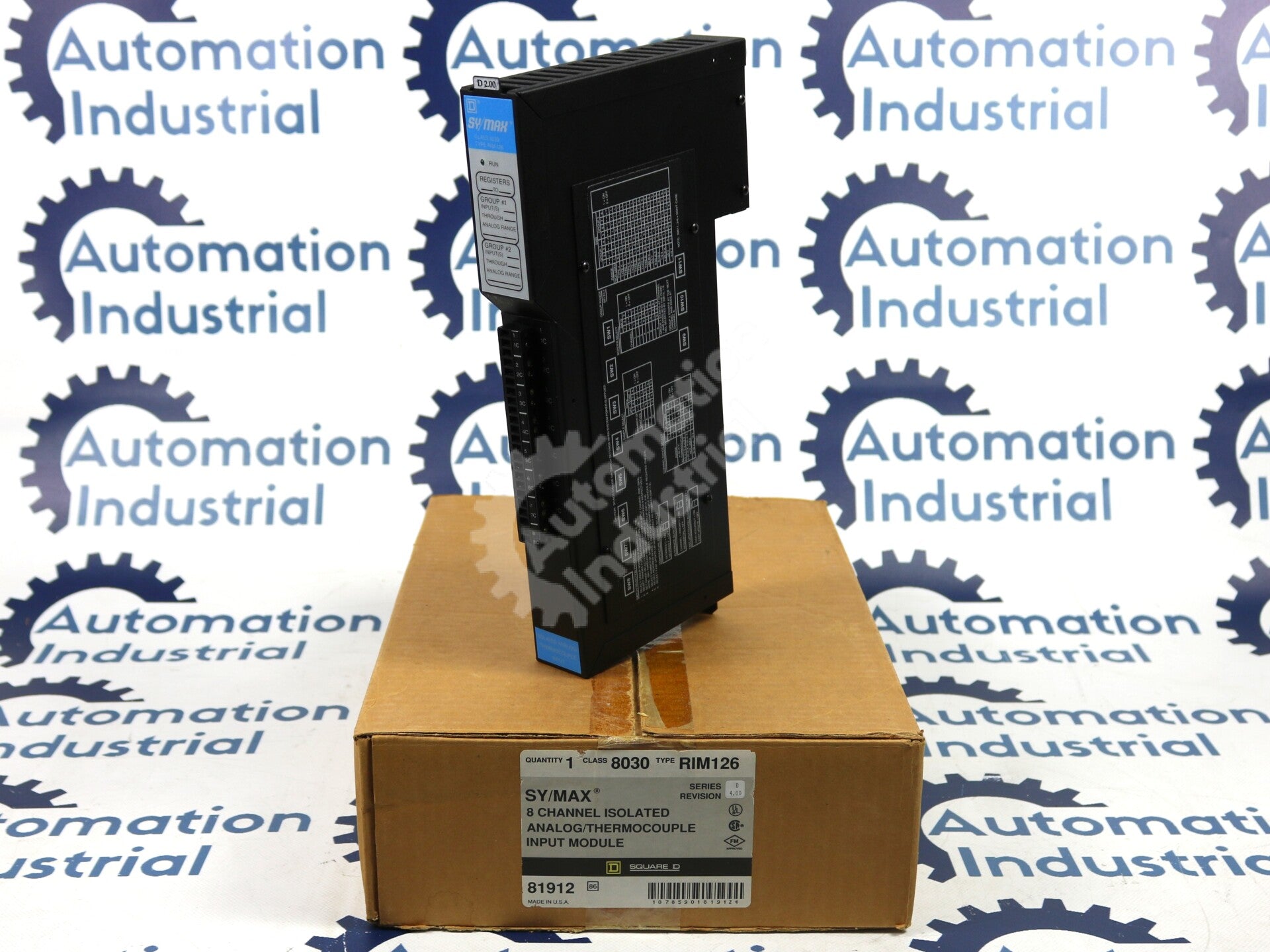 8030-RIM-126 By Square D RIM-126 8-Channel Thermocouple Analog Input Module NSFP