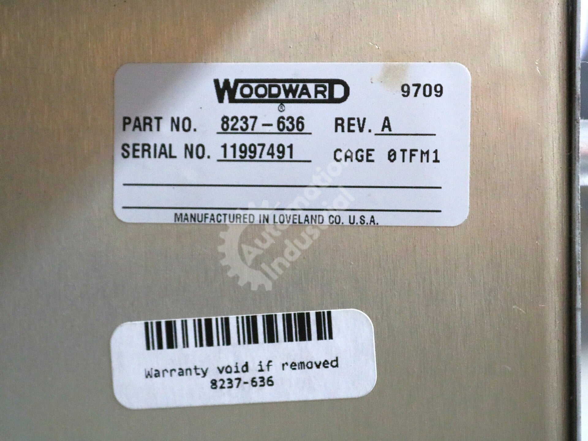 8237-636 By Woodward NetCon 5000 I/O Industrial Control
