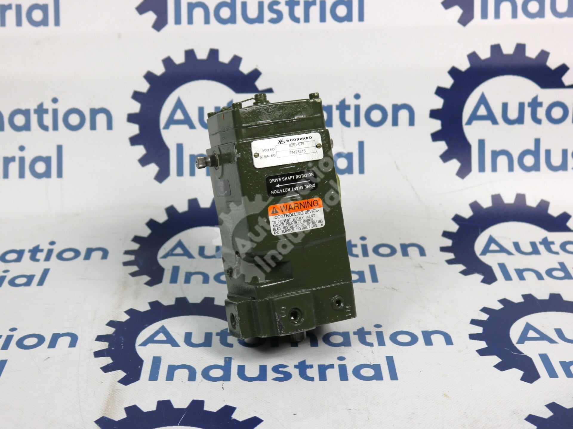 8251-075 By Woodward Actuator Governor EG-3P New Surplus No Box