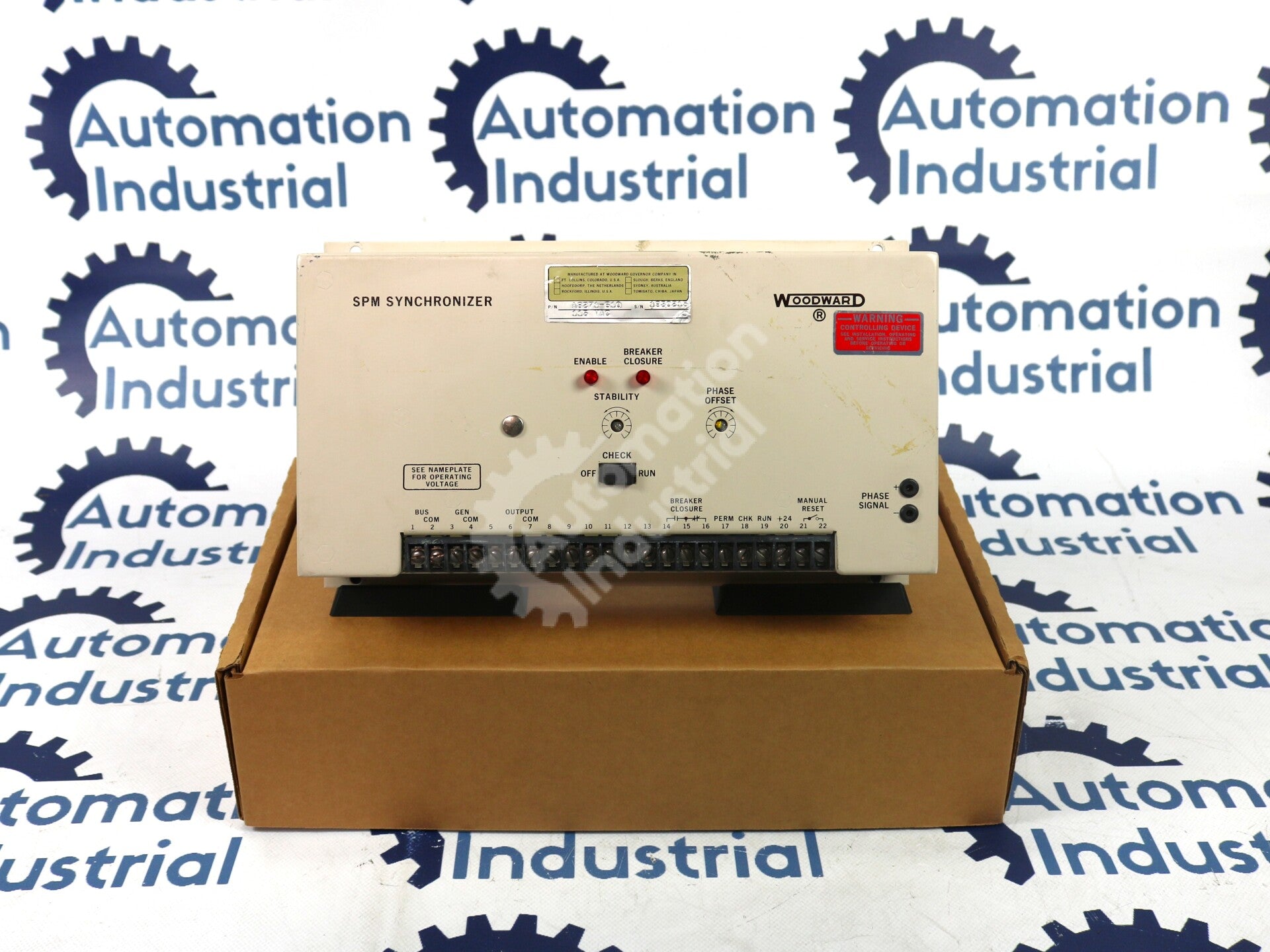 8271-610 By Woodward A8271-610 Generator Phase Matching Synchronizer