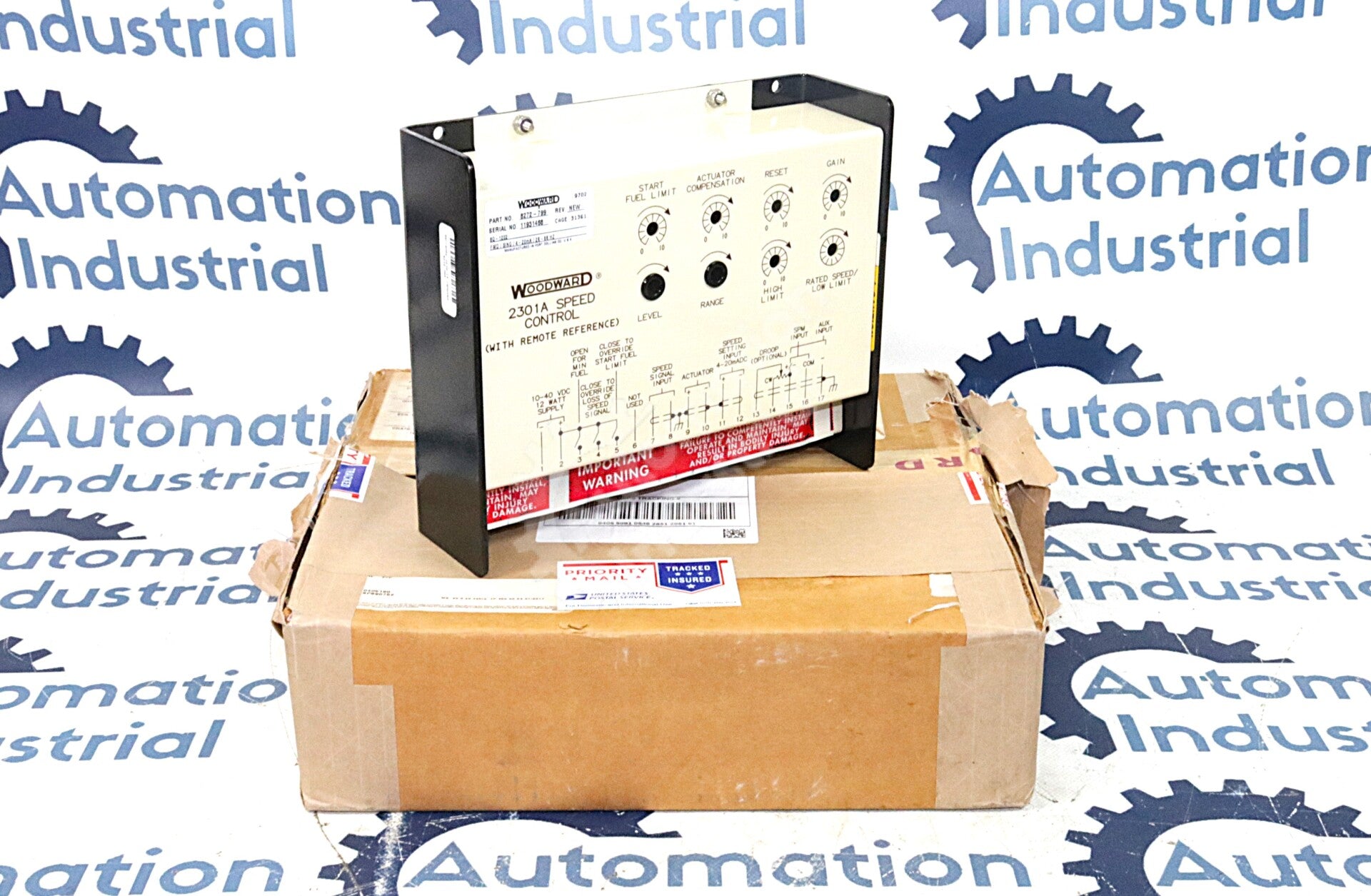 8272-799 By Woodward 1-5VDC 4-20MA Speed Control Module NSFP