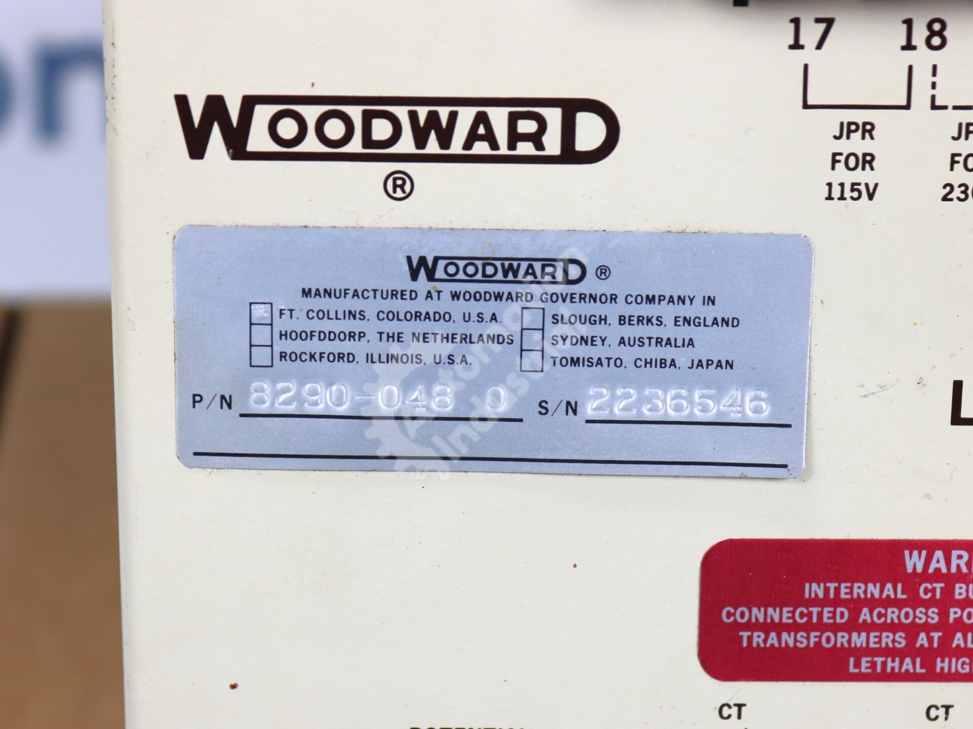 8290-048 By Woodward EPG Load Sensor Module