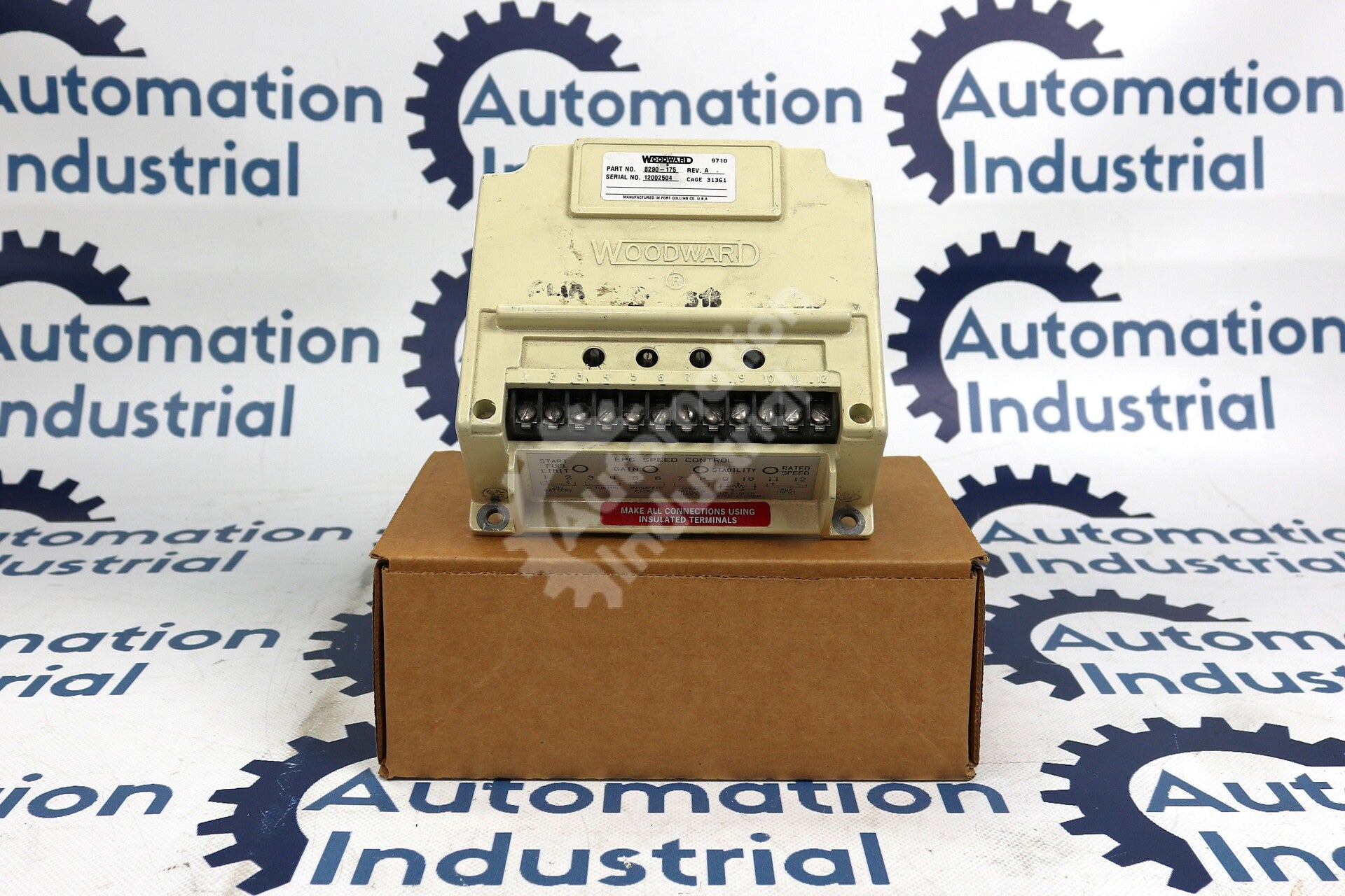 8290-175 By Woodward EGP Speed Control Module