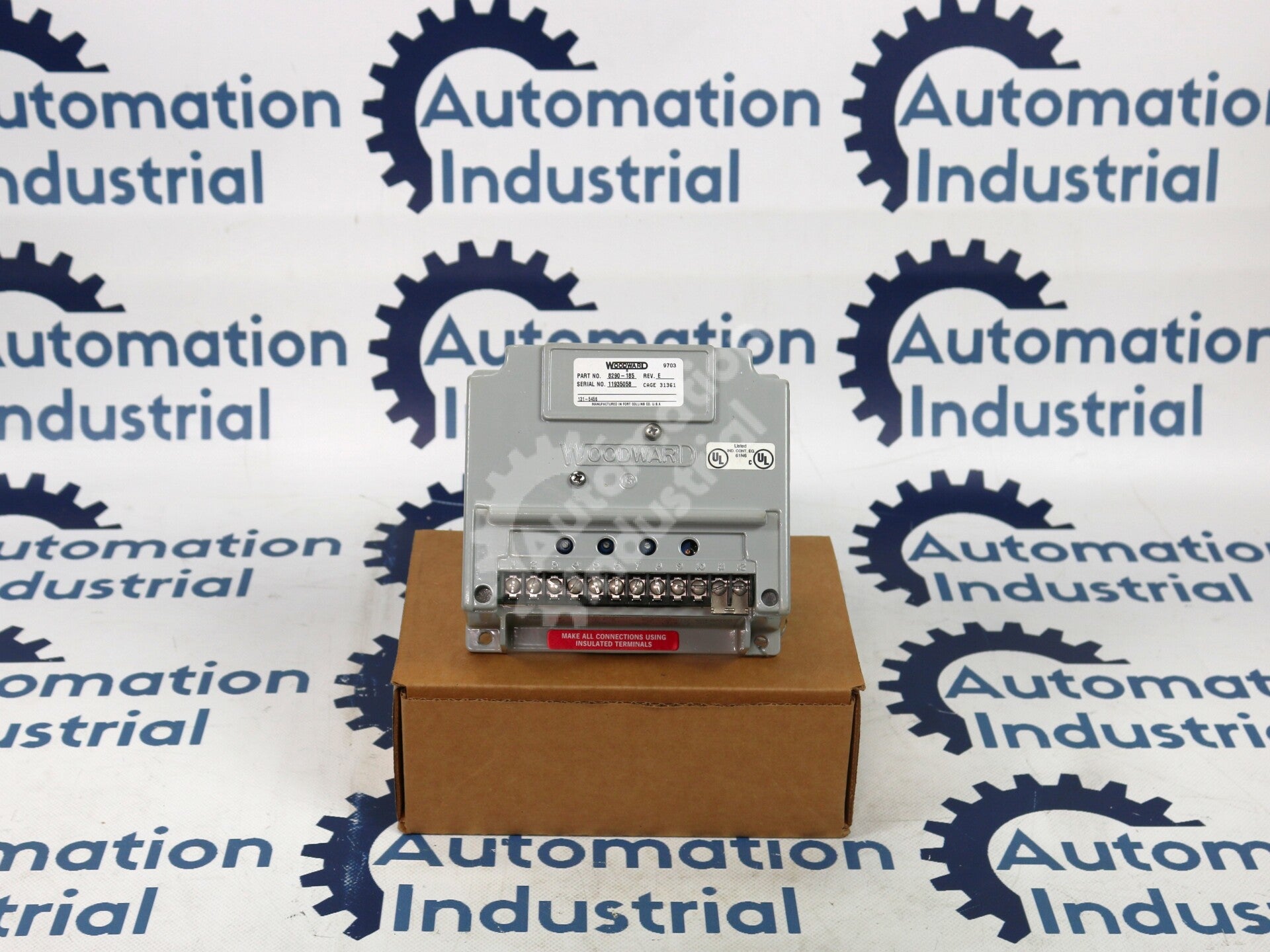 8290-185 By Woodward Electrically Powered Governor Speed Control Module