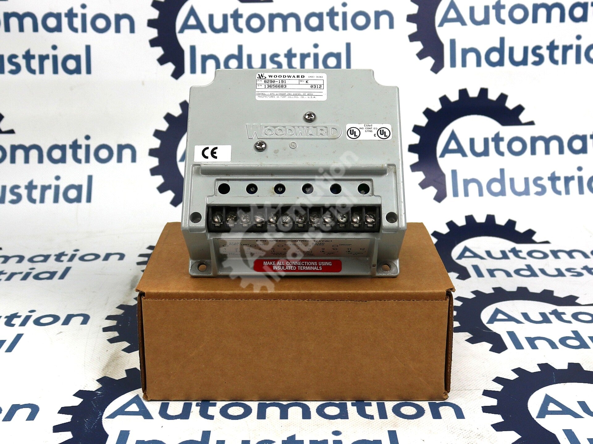 8290-191 By Woodward EPG Speed Control Module