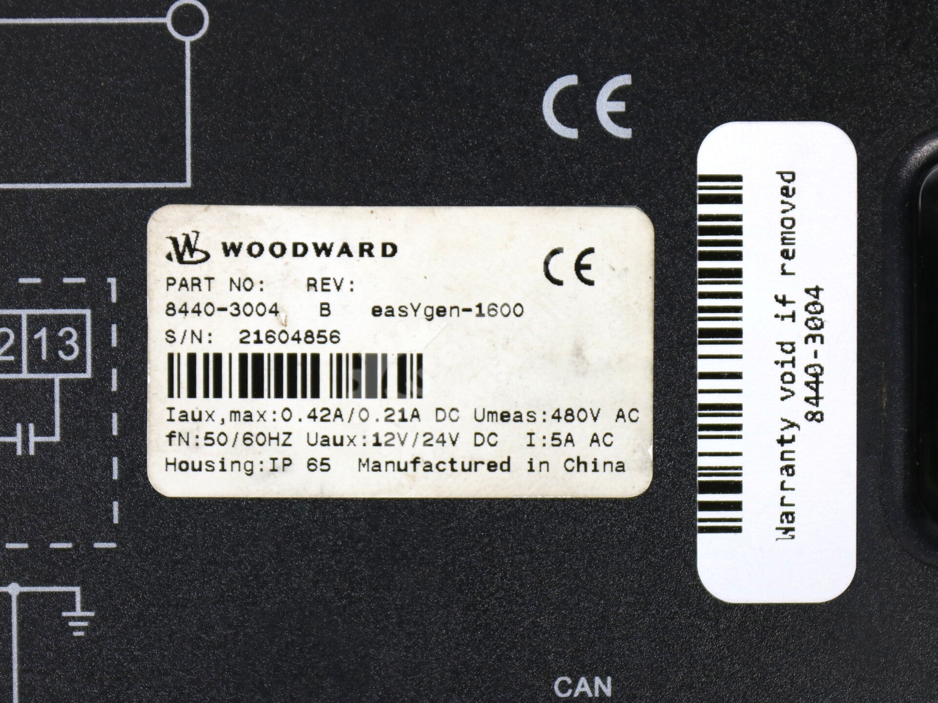 8440-3004 By Woodward easYgen-1600 Automatic Mains Failure Generator Controller