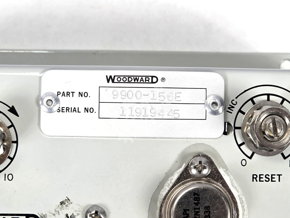 9900-156 By Woodward Analog/Electrical Speed and Load Amplifier NNB