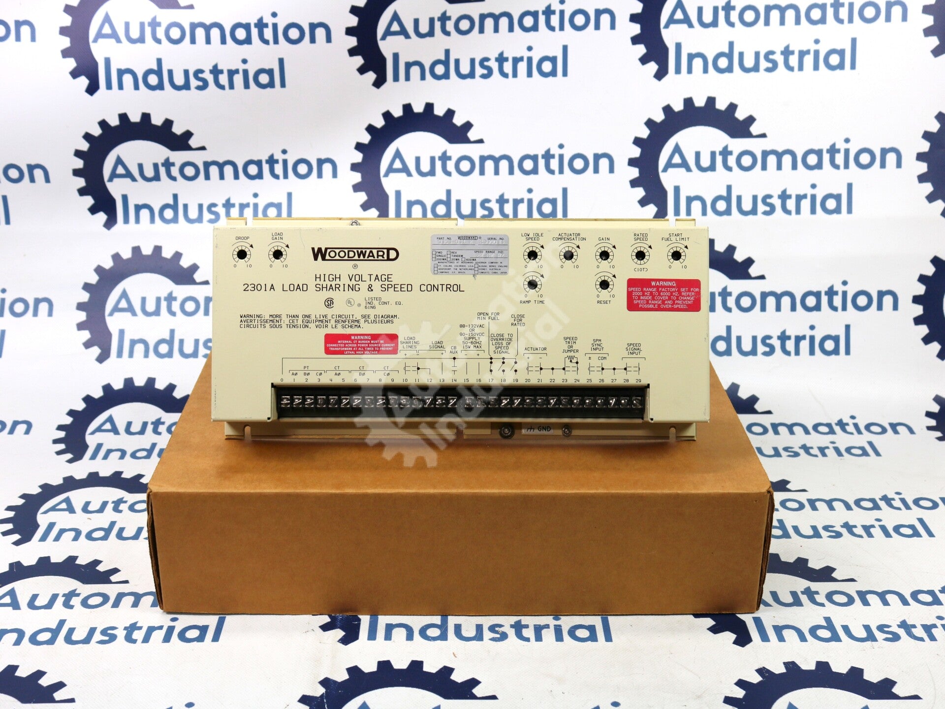 9905-031 By Woodward Reverse-Acting Load Sharing and Speed Control Module