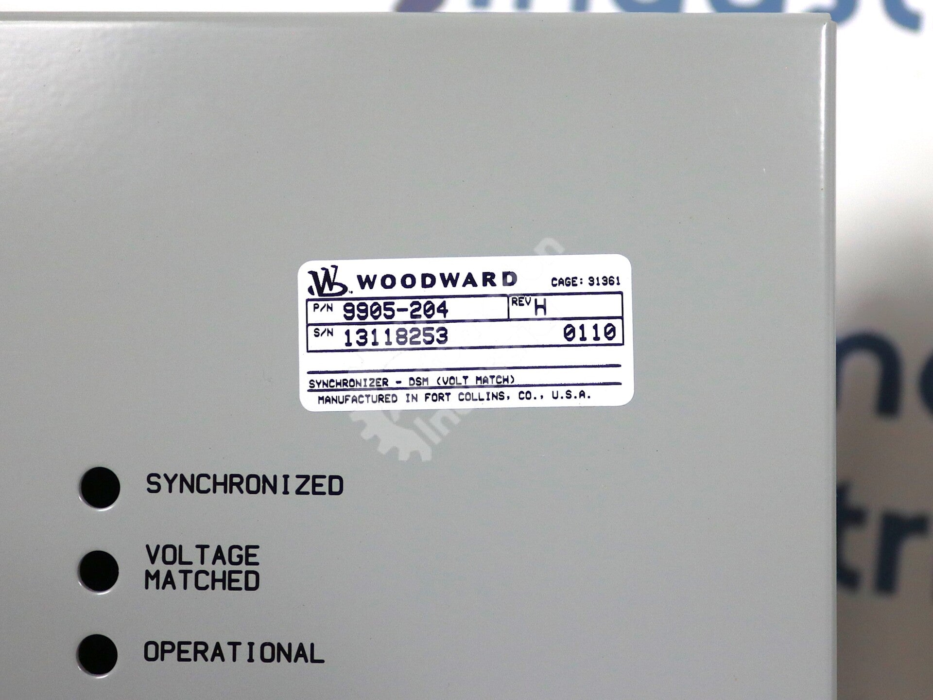 9905-204 By Woodward 115/230VAC DSM Synchronizer Module NSNB
