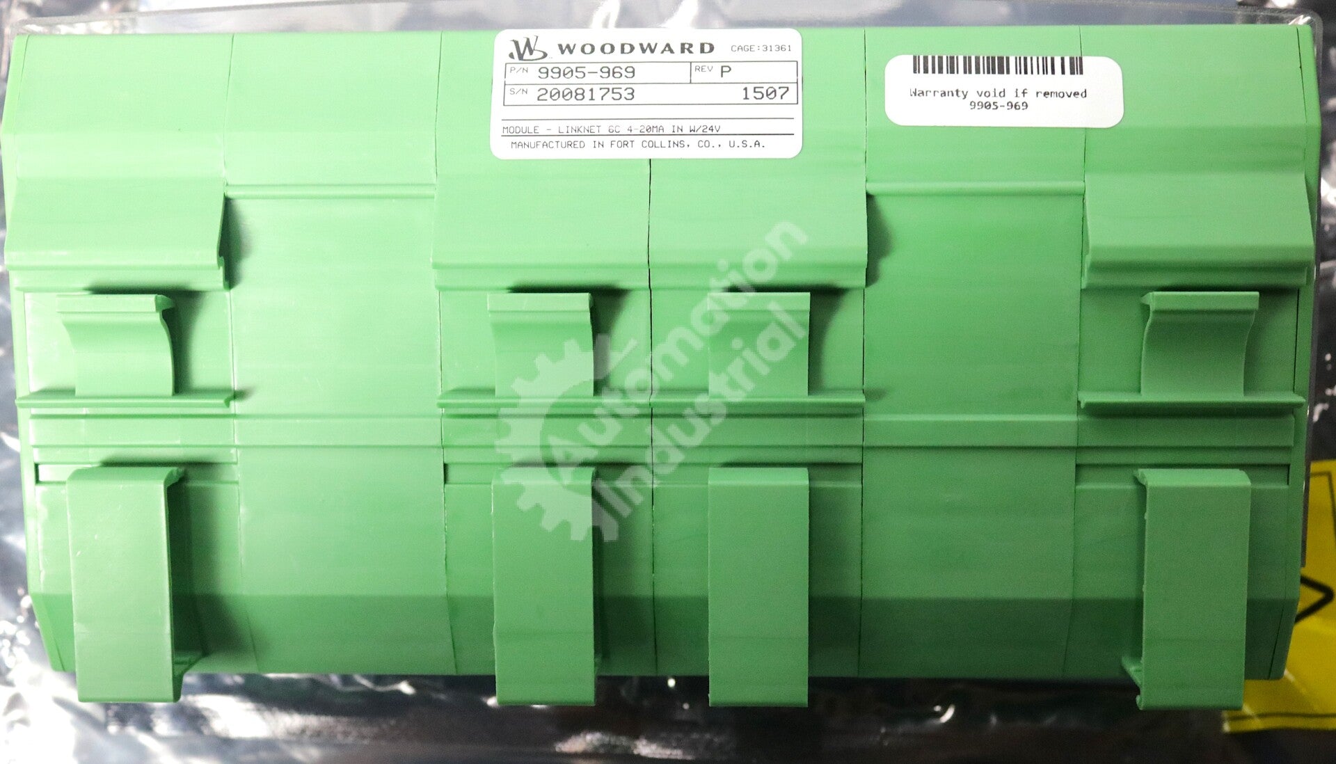 9905-969 By Woodward 24V 4-20MA 6-Channel LinkNet Module New Surplus No Box