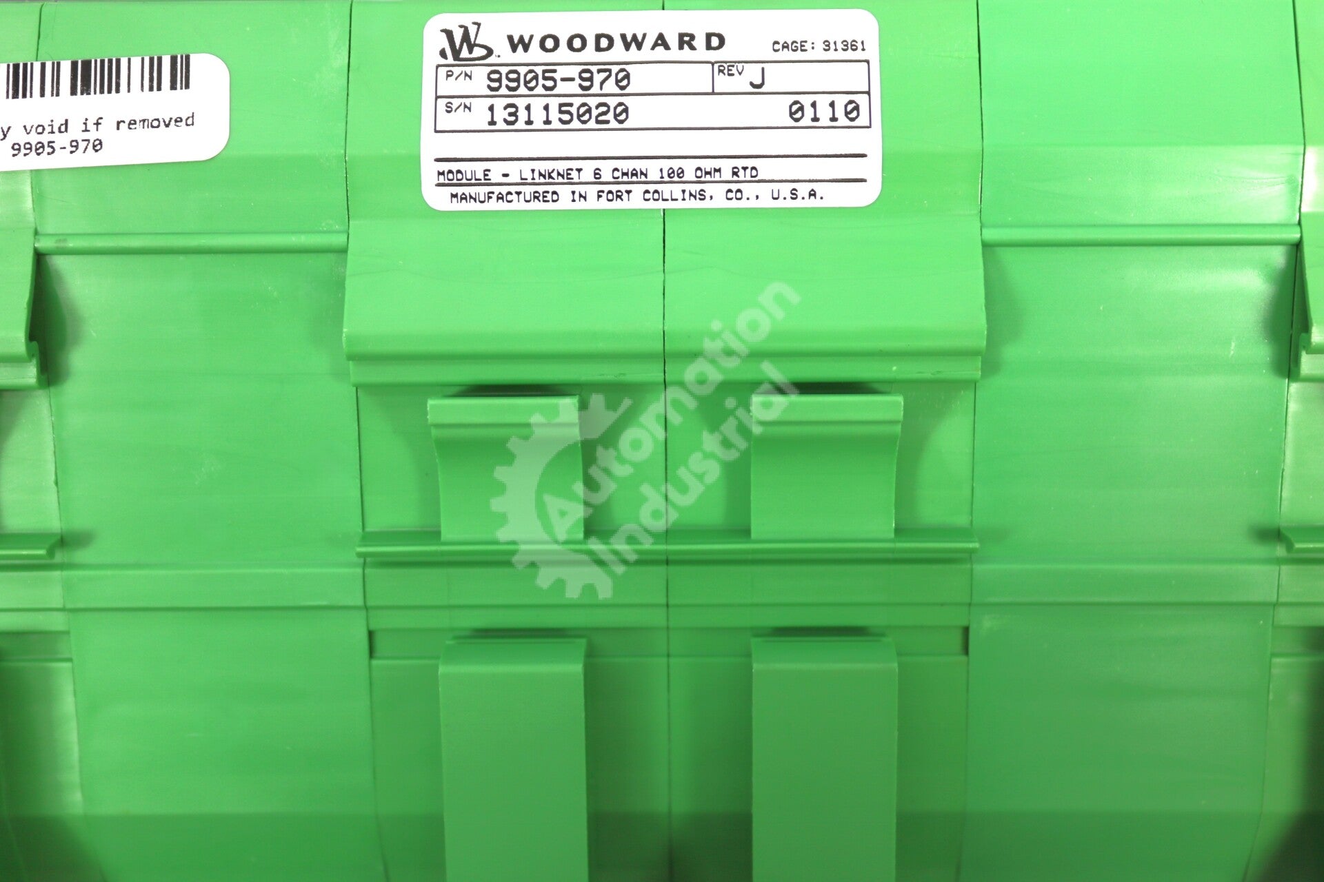 9905-970 By Woodward 6 Channel 100 OHM RTD Analog Input LinkNet Module NSNB