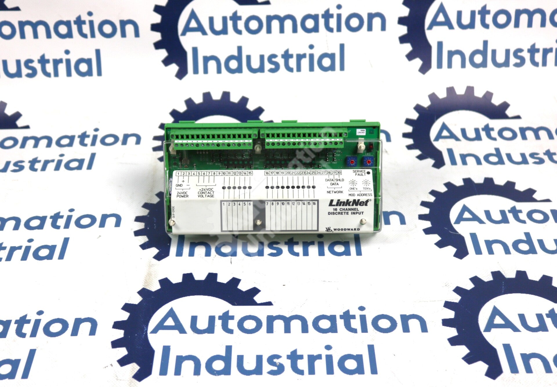 9905-971 By Woodward 16 Channel Discrete Input LinkNet Module