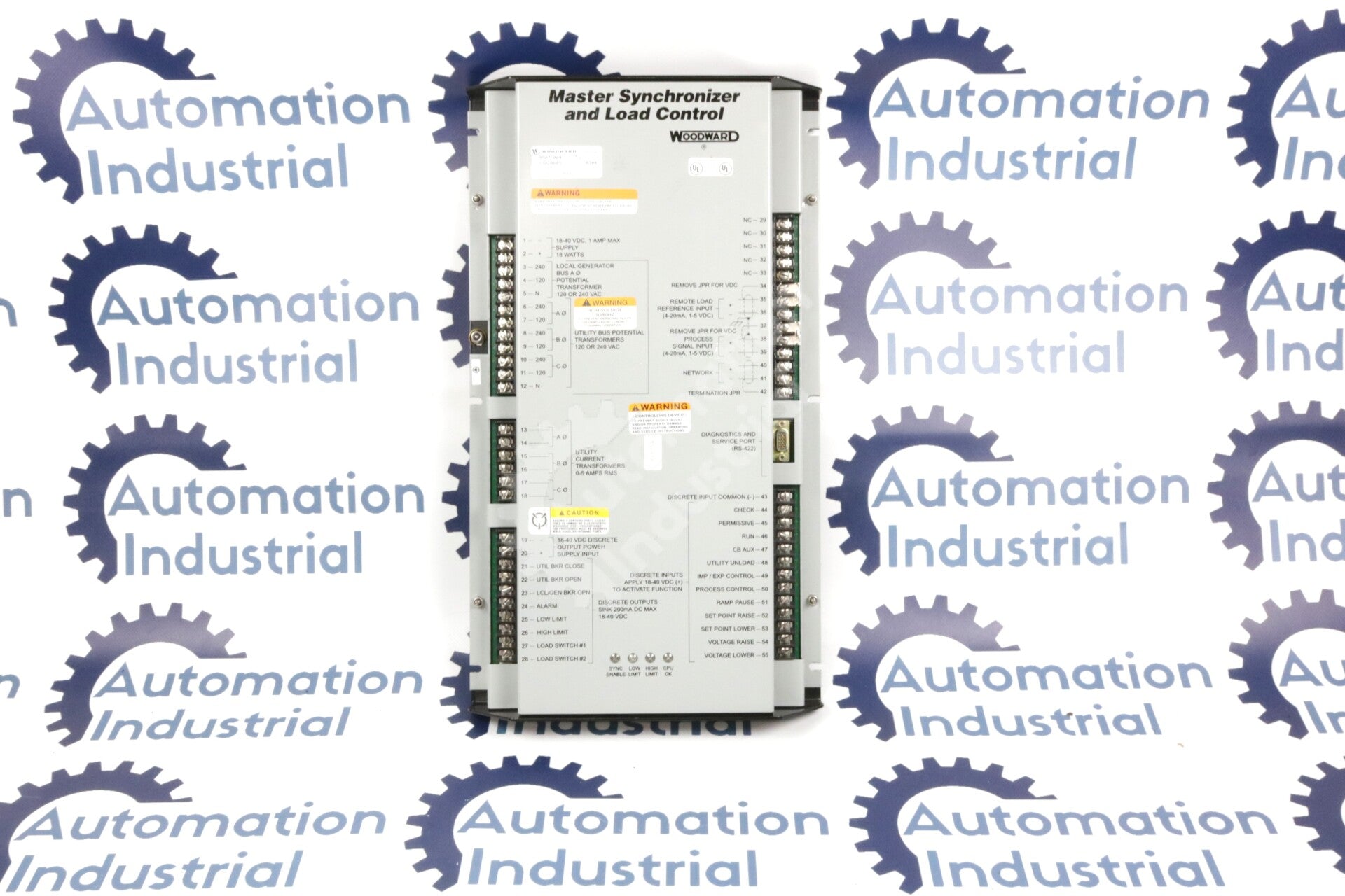 9907-004 By Woodward MSLC Master Synchronizer and Load Control