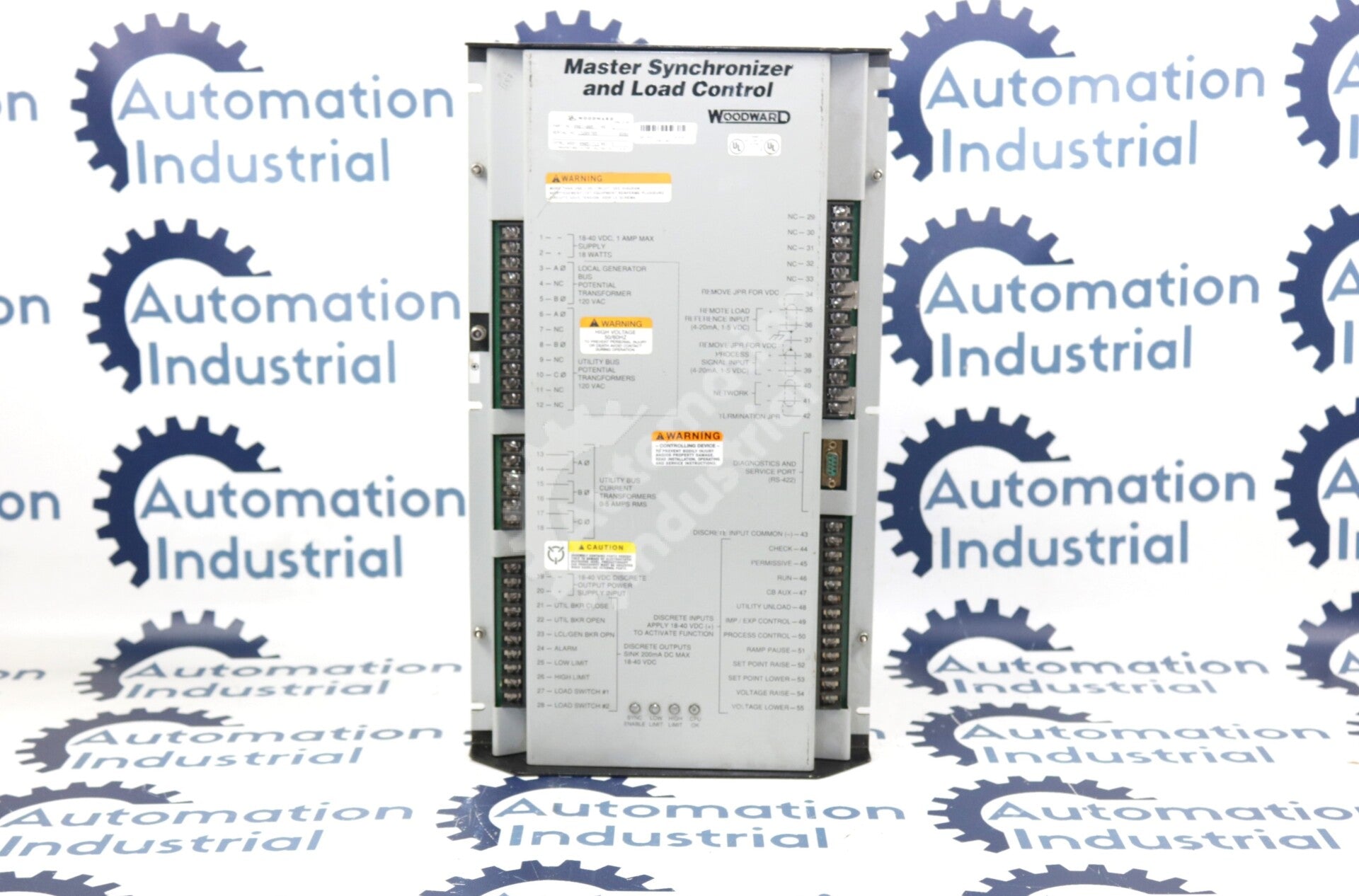 9907-005 By Woodward MSLC Master Synchronizer and Load Control