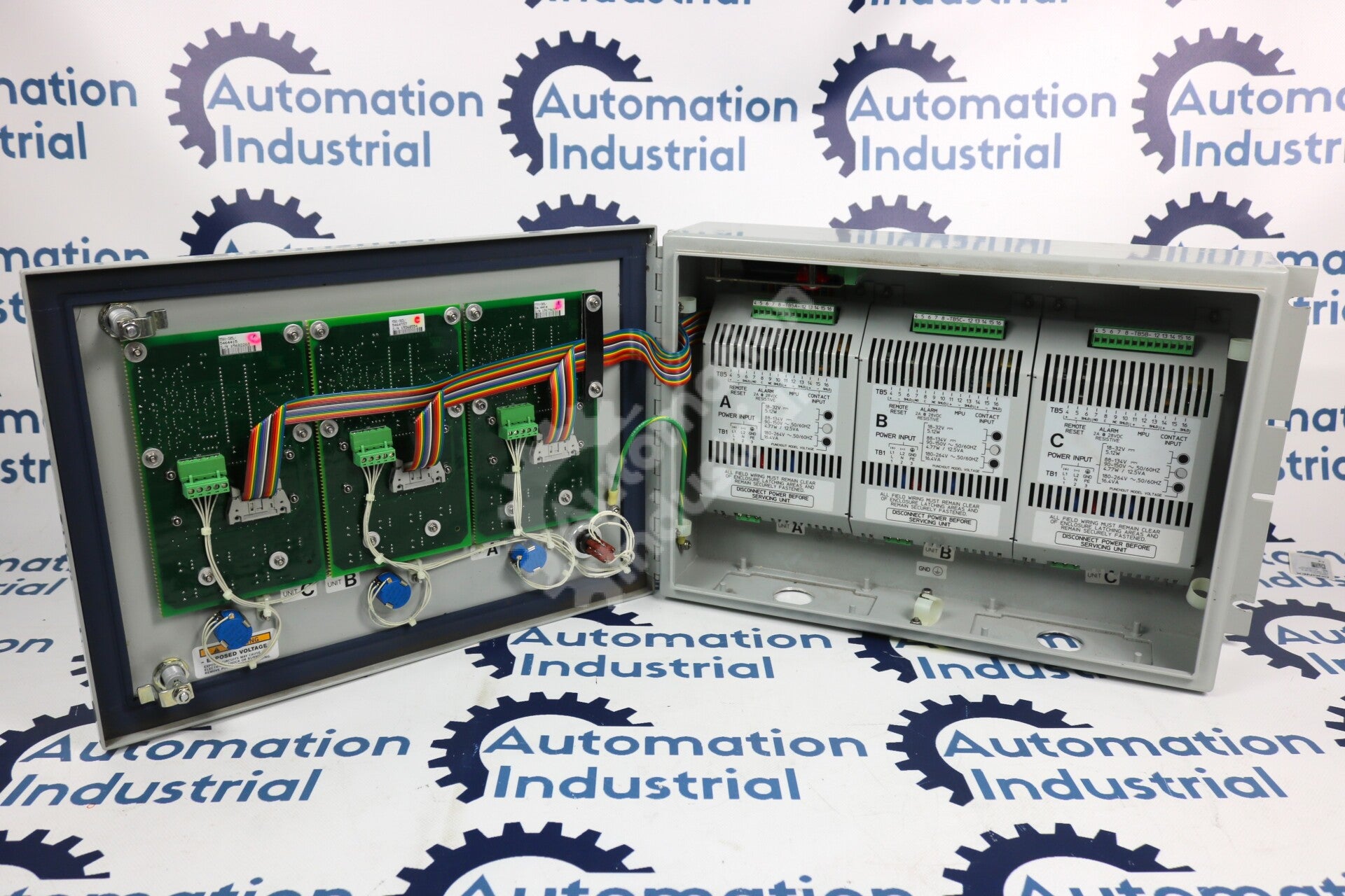9907-149 By Woodward 120V 3-Channel LCD Electronic Overspeed Trip Device