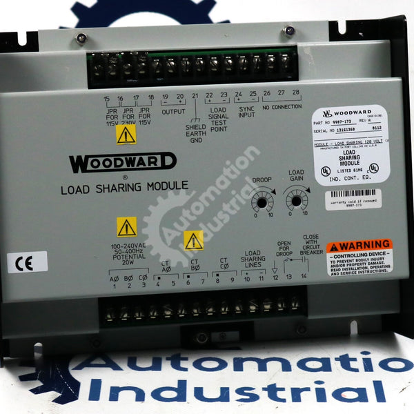 9907-173 By Woodward 20 Watt Load Sharing Module