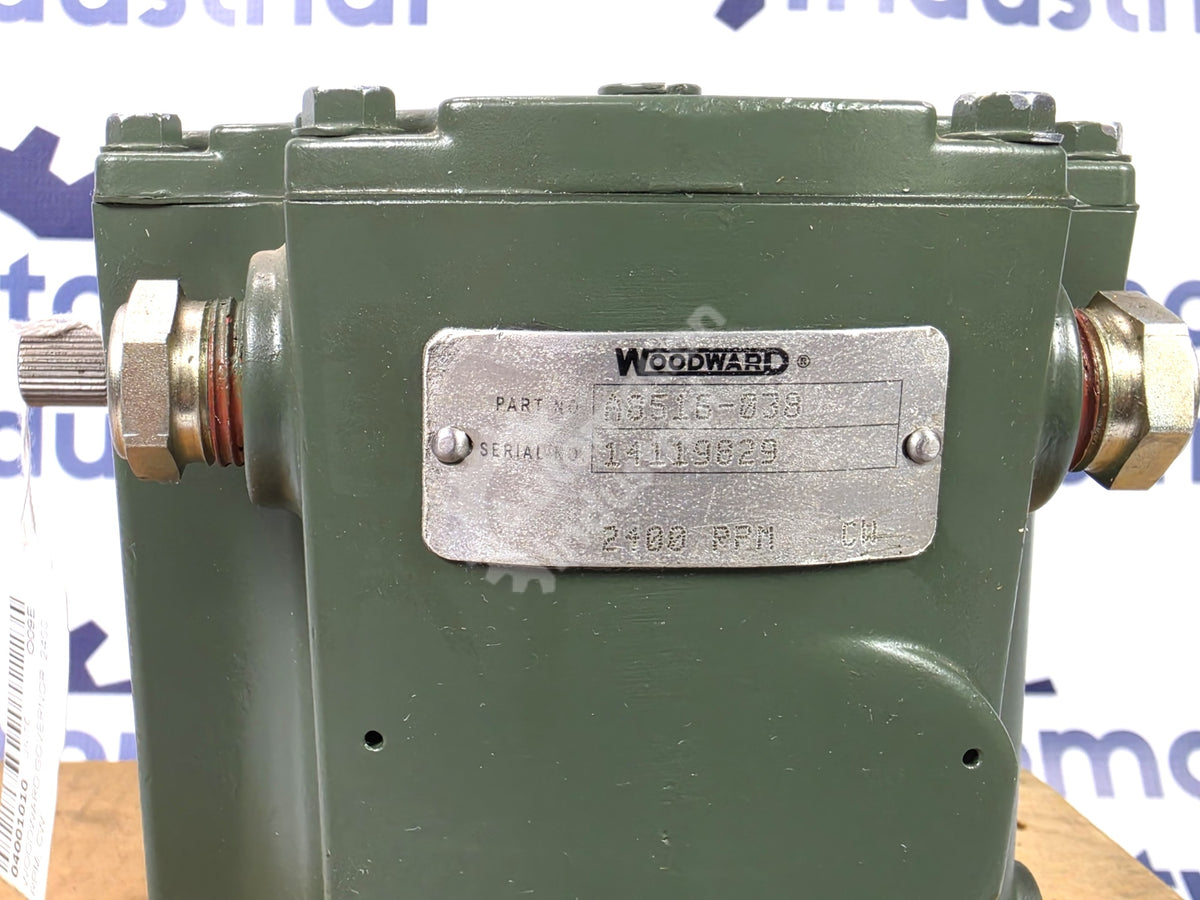 A8516-038 By Woodward Mechanical-Hydraulic Turbine Governor NNB