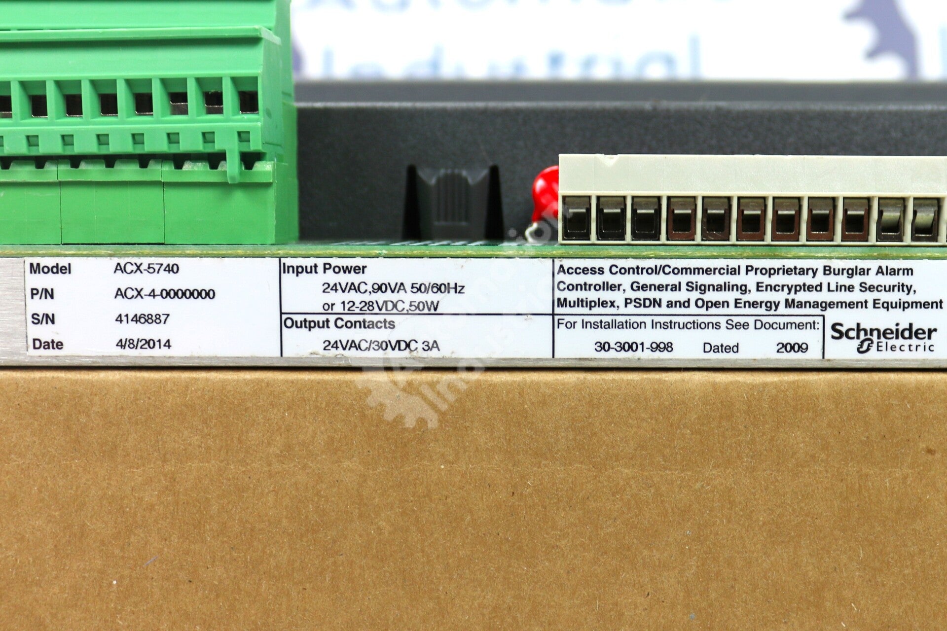 ACX-5740 By Schneider Electric 05-1001-600 Security Expert Access Controller
