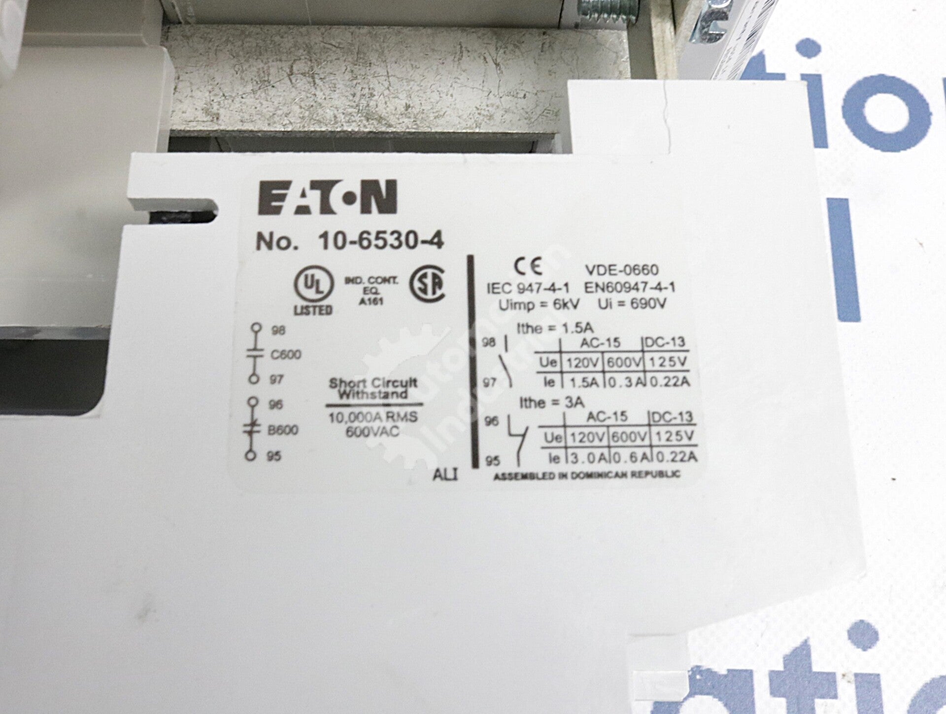 AN16NN0A By Eaton Corporation 100HP 575VAC Non-Combination Motor Starter NSFP