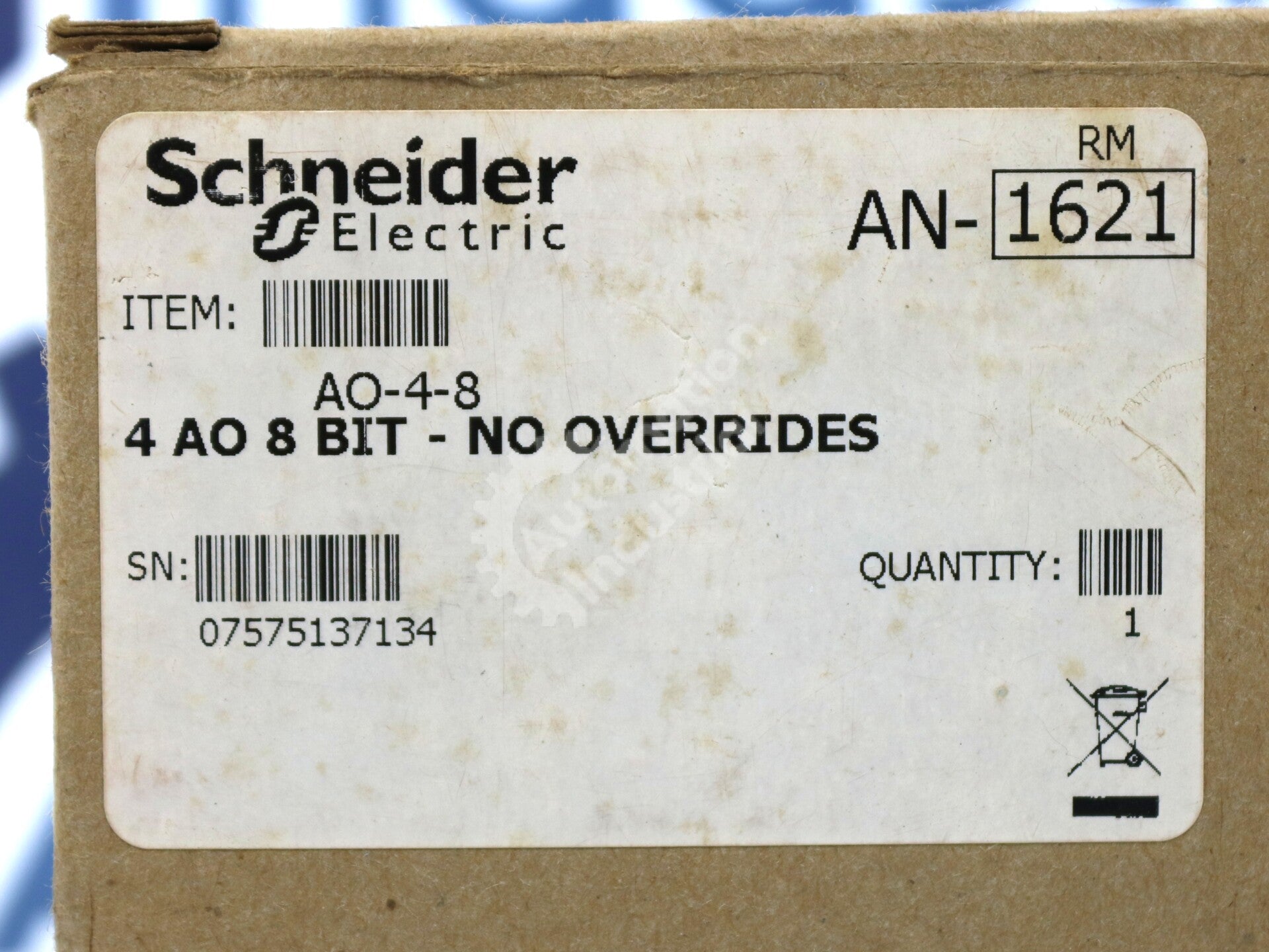 AO-4-8 By Schneider Electric AO-4 4-Analog Output Module NSFP