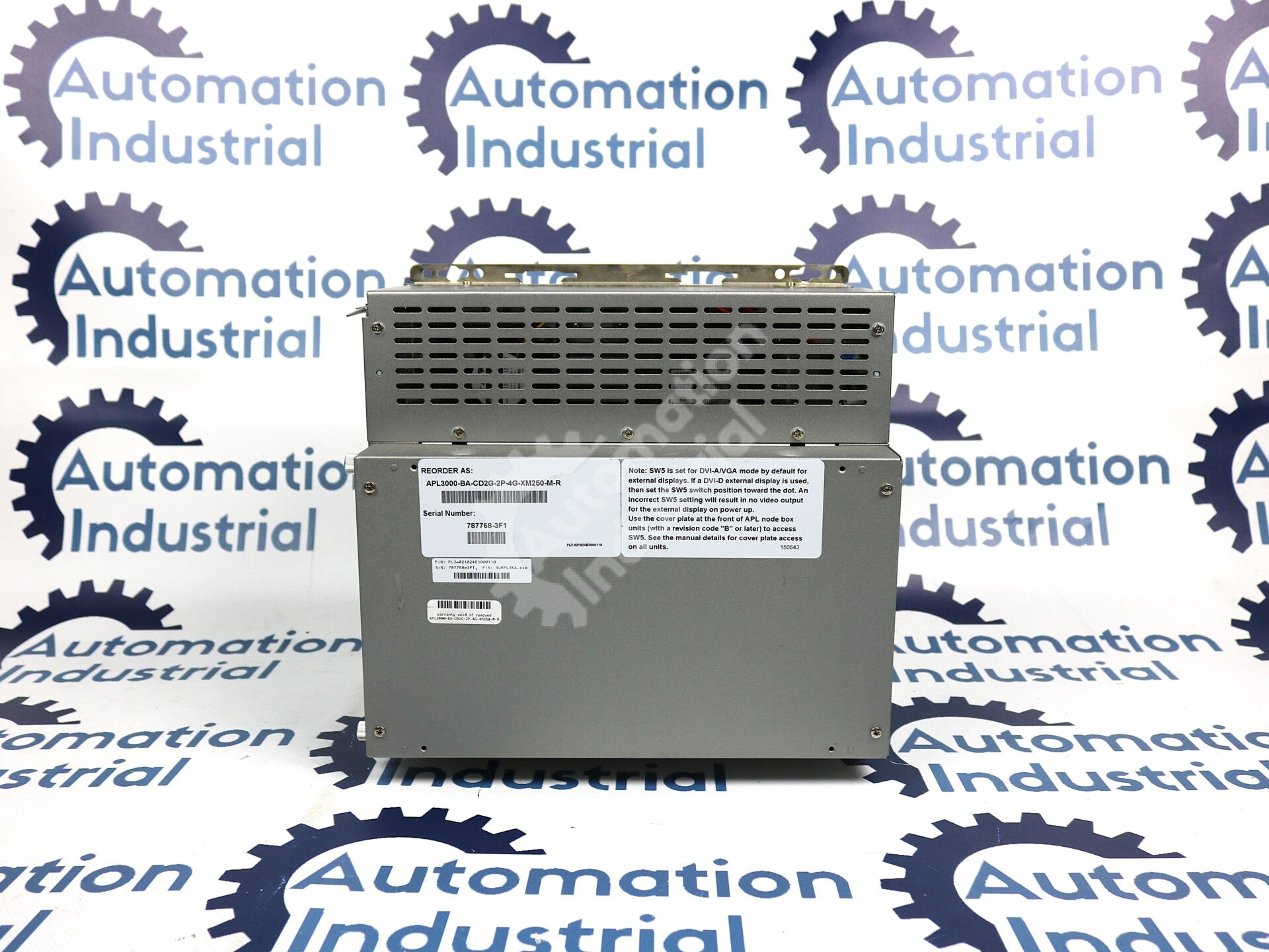 APL3000-BA-CD2G-2P-4G-XM250-M-R By Proface Xycom 240VAC Industrial PC No Monitor