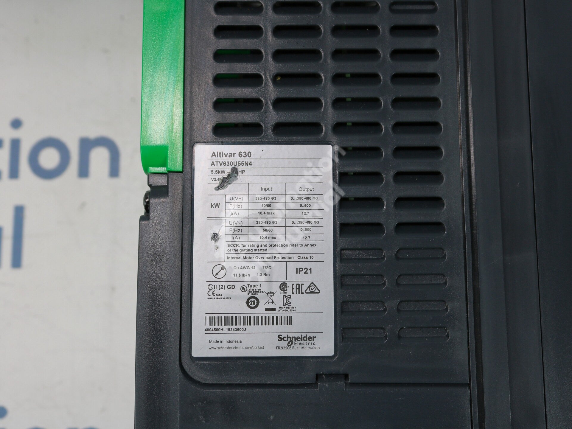 ATV630U55N4 By Schneider Electric Industrial Grade Variable Frequency Drive