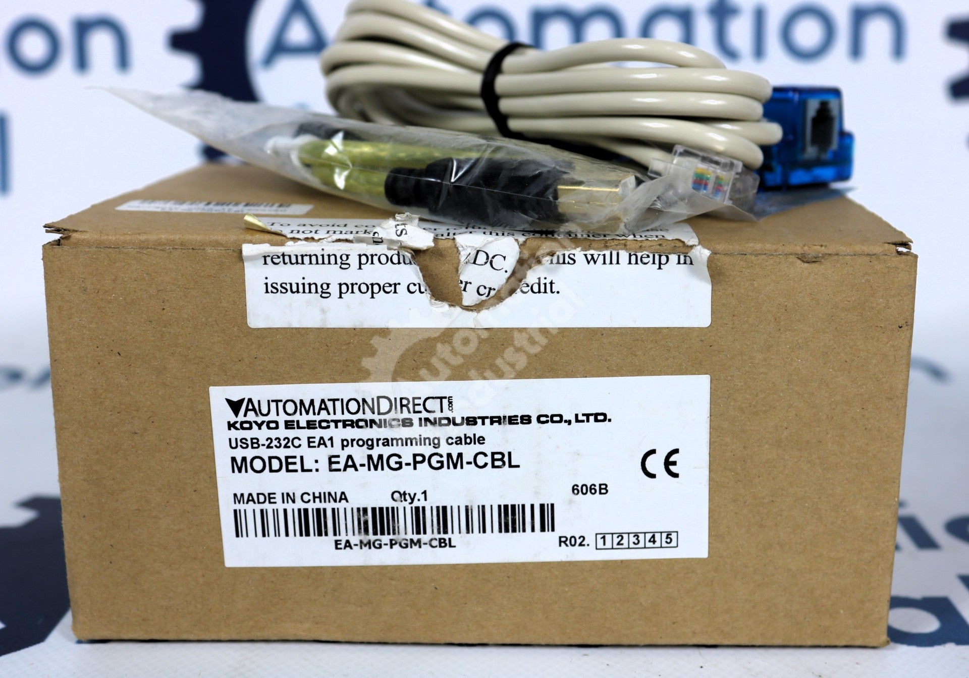 EA-MG-PGM-CBL by Automation Direct Programming Cable Assembly New Surplus No Box