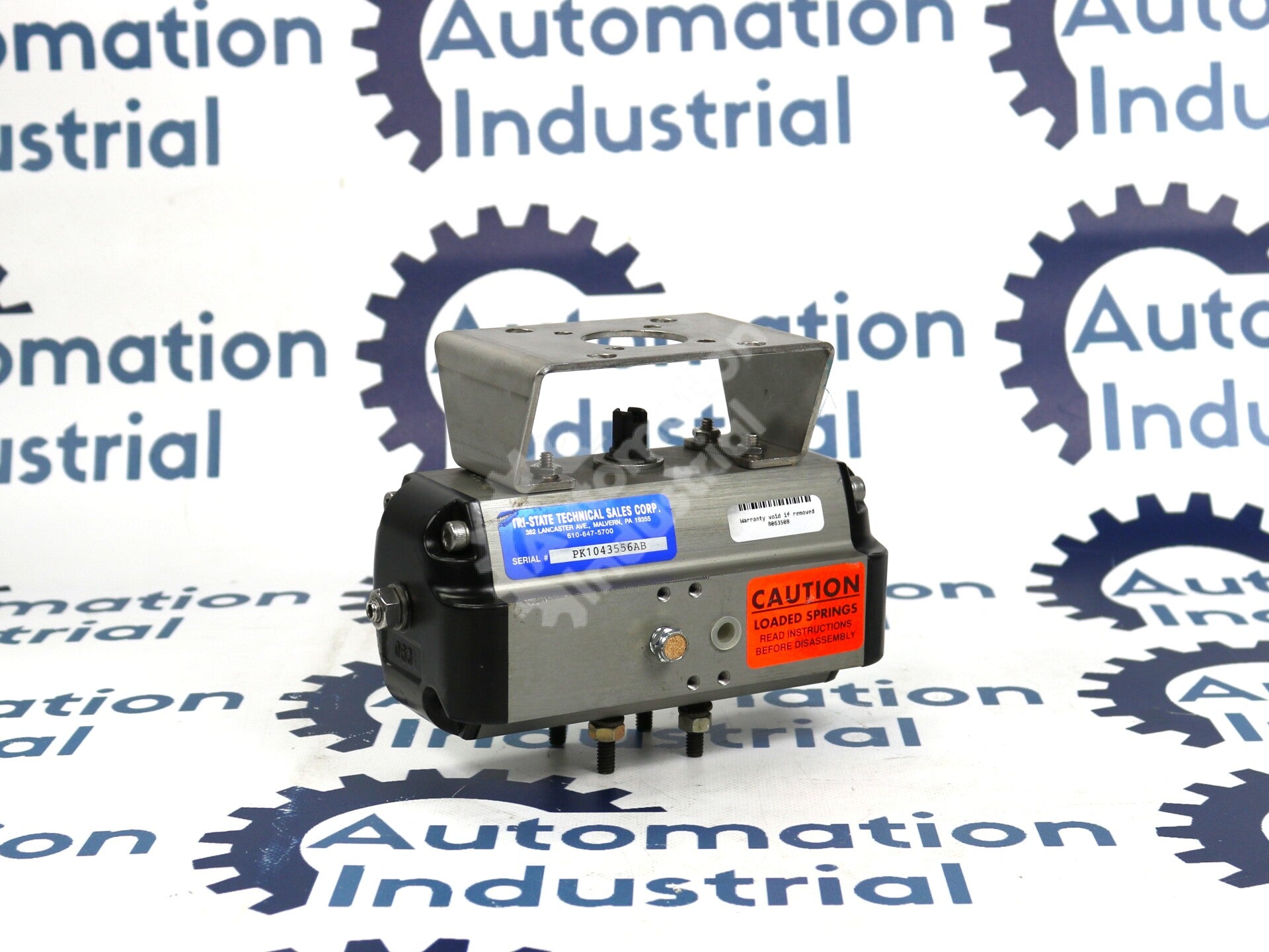 B063S08 By Flowserve Rack and Pinion Double Action Pneumatic Actuator