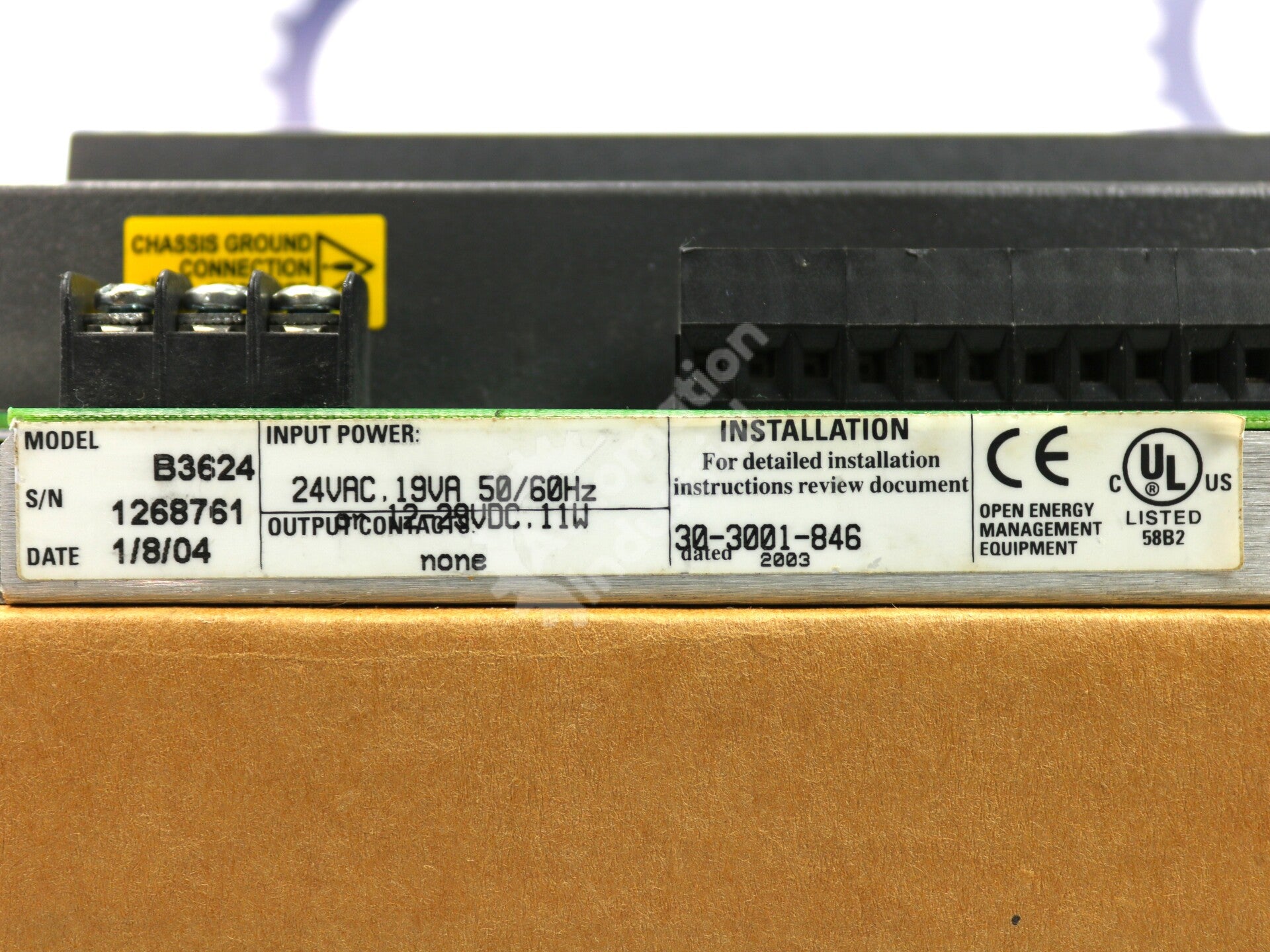 B3624 By Schneider Electric 05-1001-178 24-Input BACnet Smoke System Controller