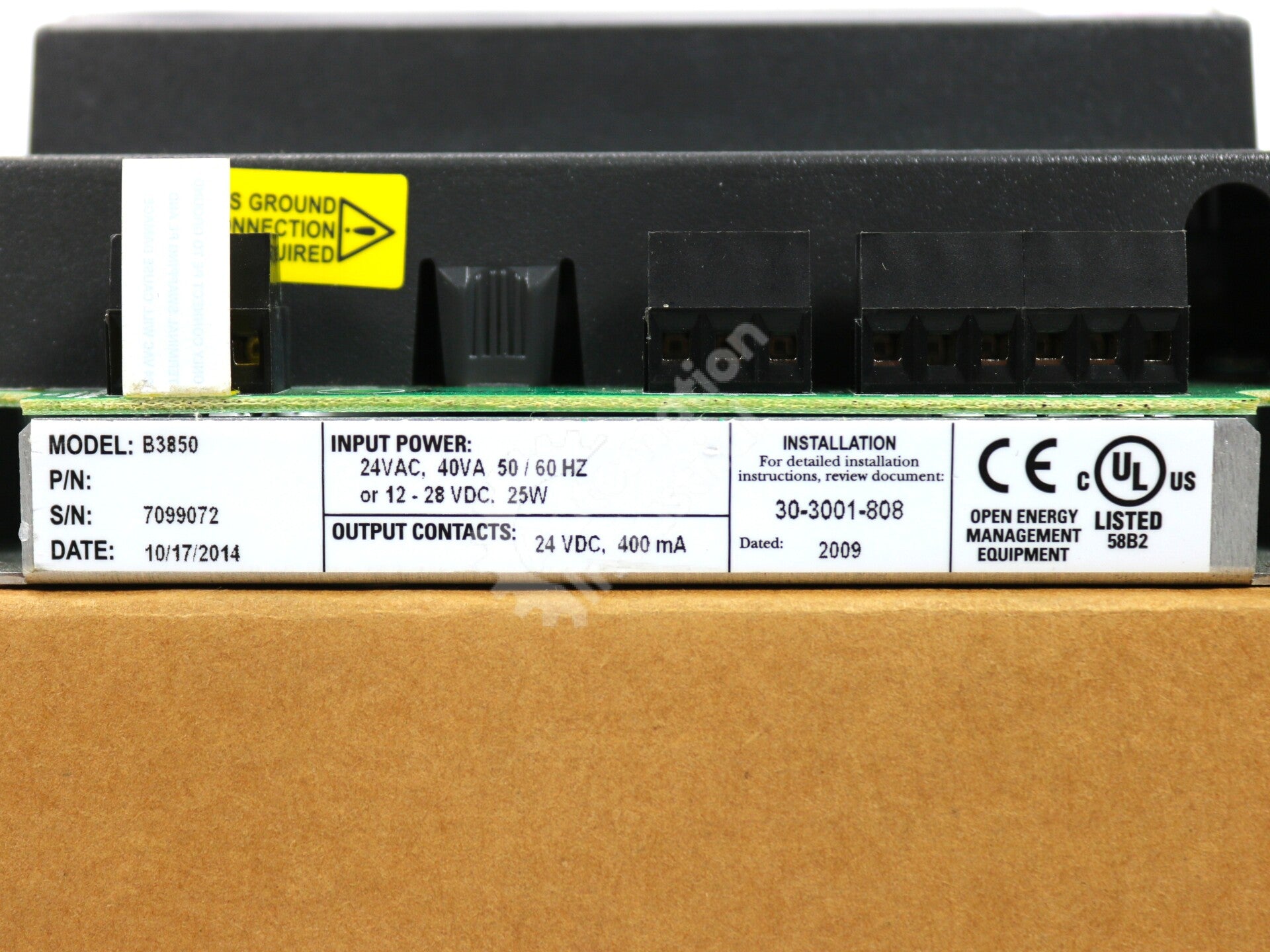 B3850 By Schneider Electric 05-1001-110 BACnet Controller with Air Flow Sensor