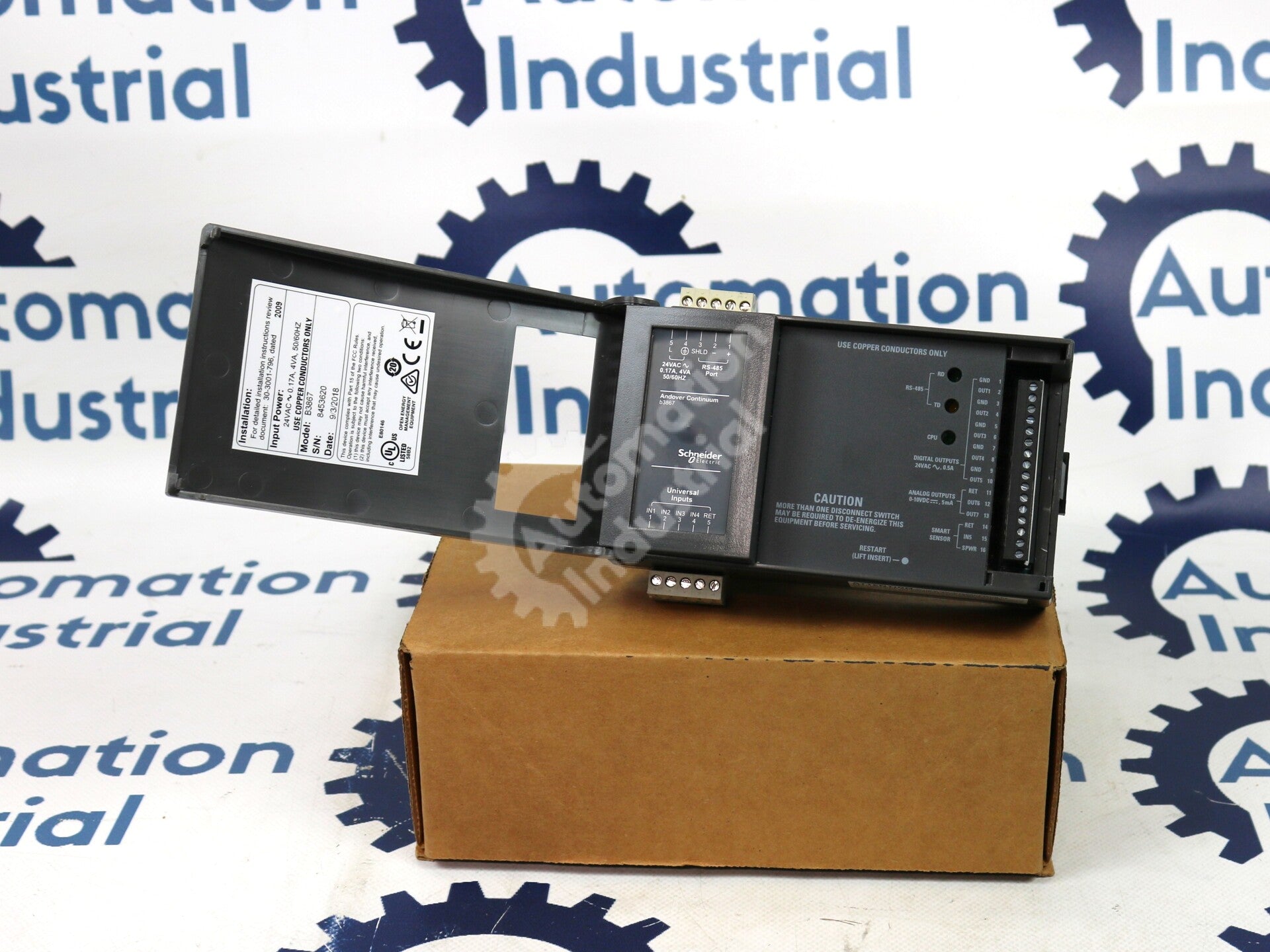 B3867 By Schneider Electric Compact BACnet Control Terminal