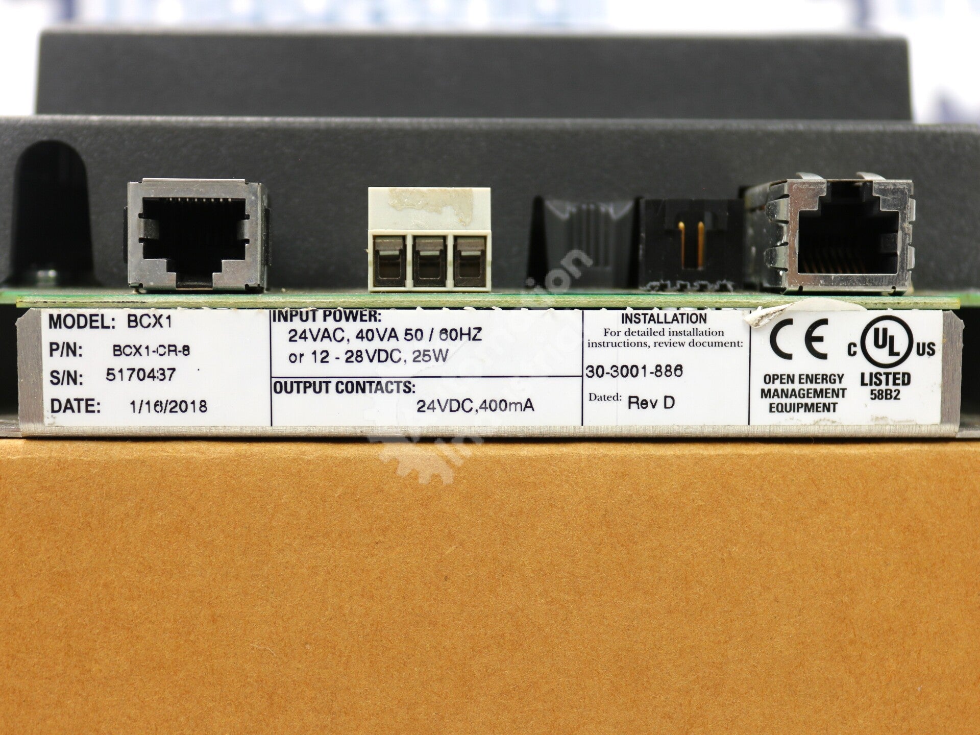 BCX1-CR-8 By Schneider Electric 05-1001-290 8-Node BACnet Controller