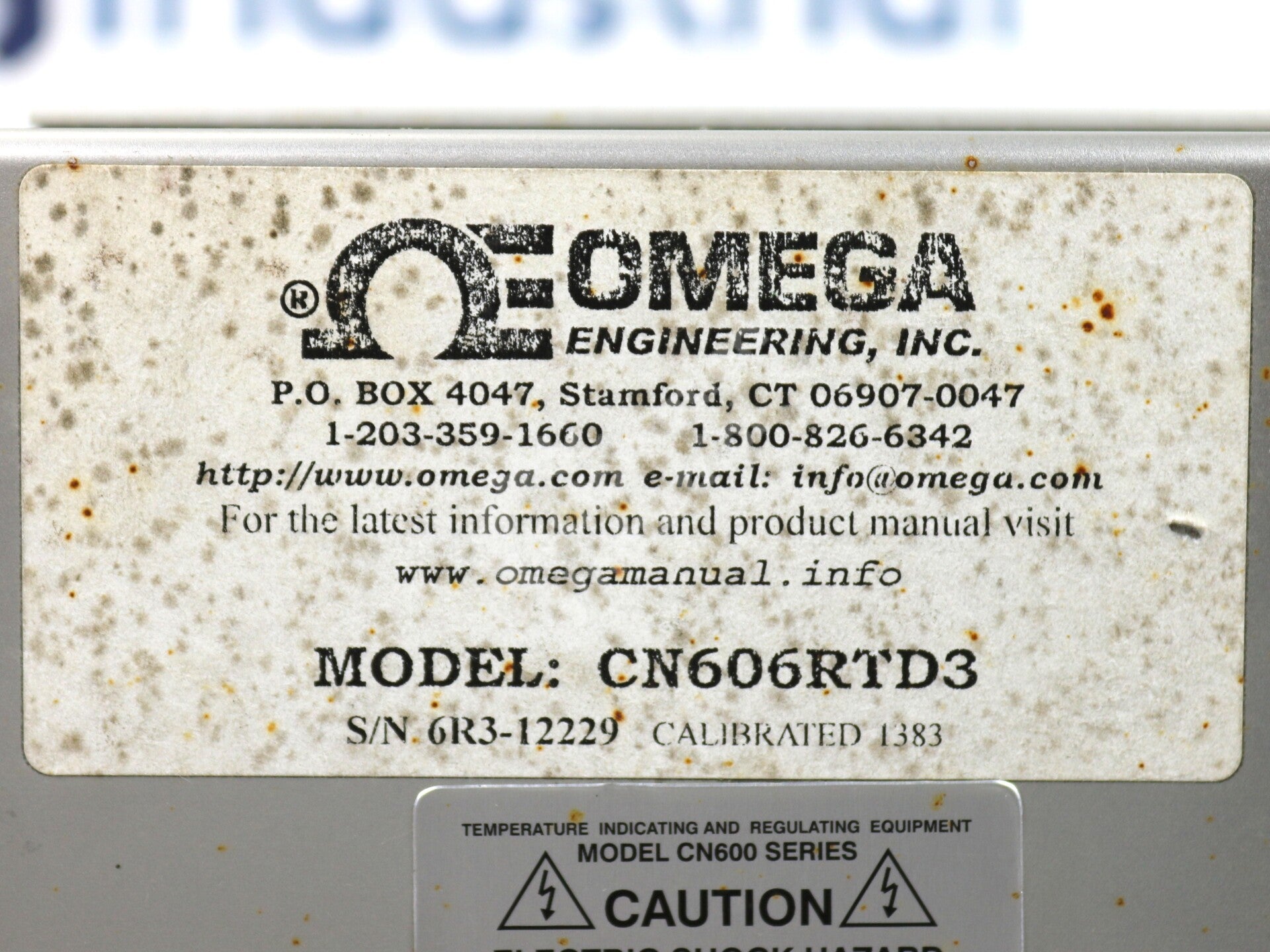 CN606RTD3 By Omega 6-Zone RTD Input Digital Temperature Monitor