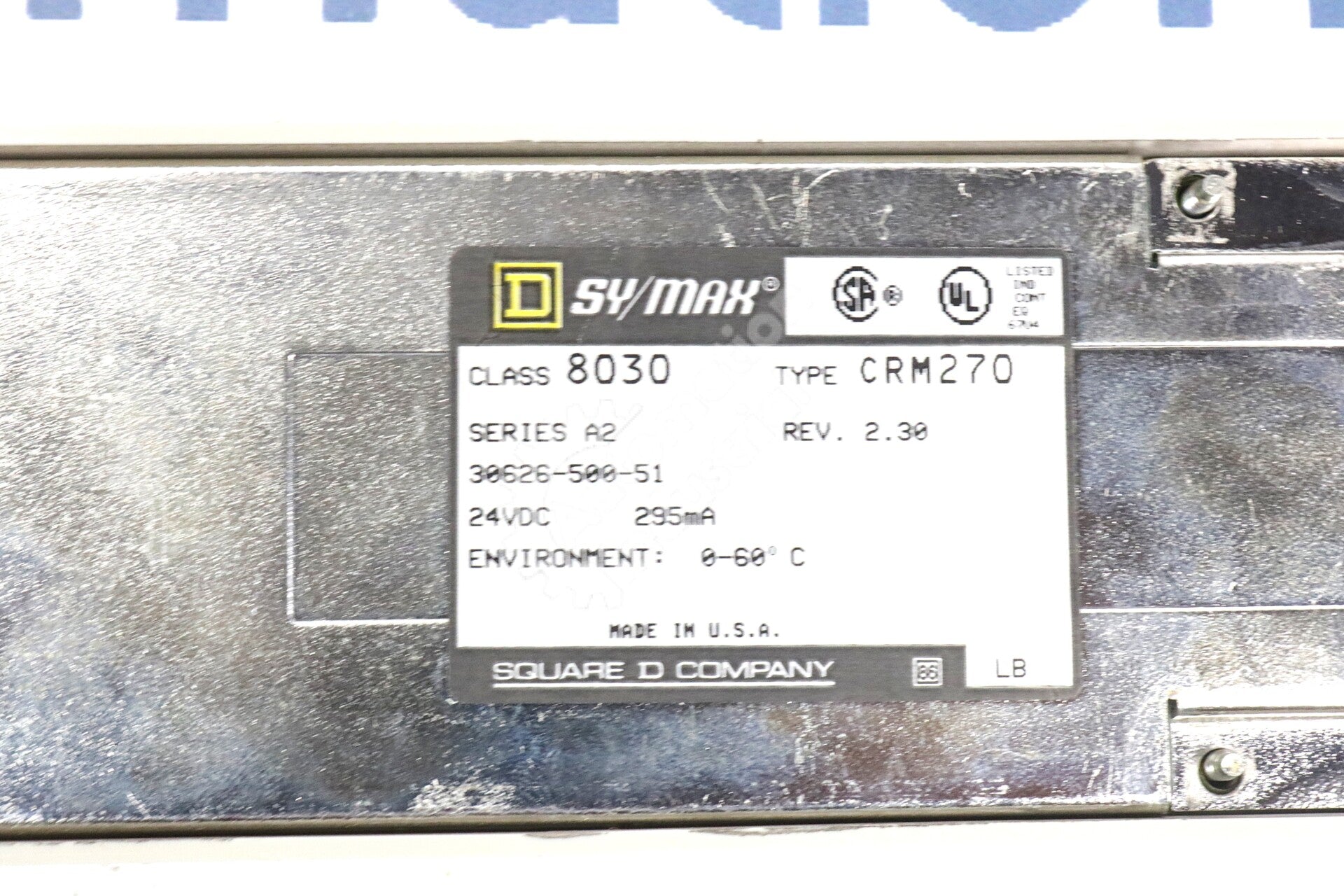 CRM-270 By Square D Sy/Max Class 8030 Passport I/O System Module NSNB