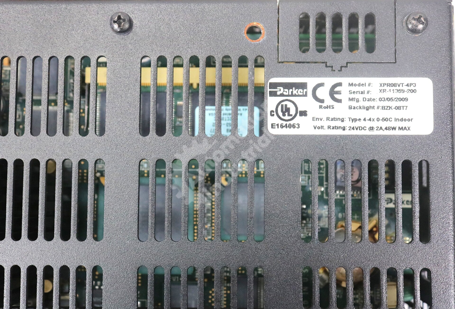 XPR08VT-4P3 By CTC Parker Automation 24VDC 8in Interface Panel PowerStation