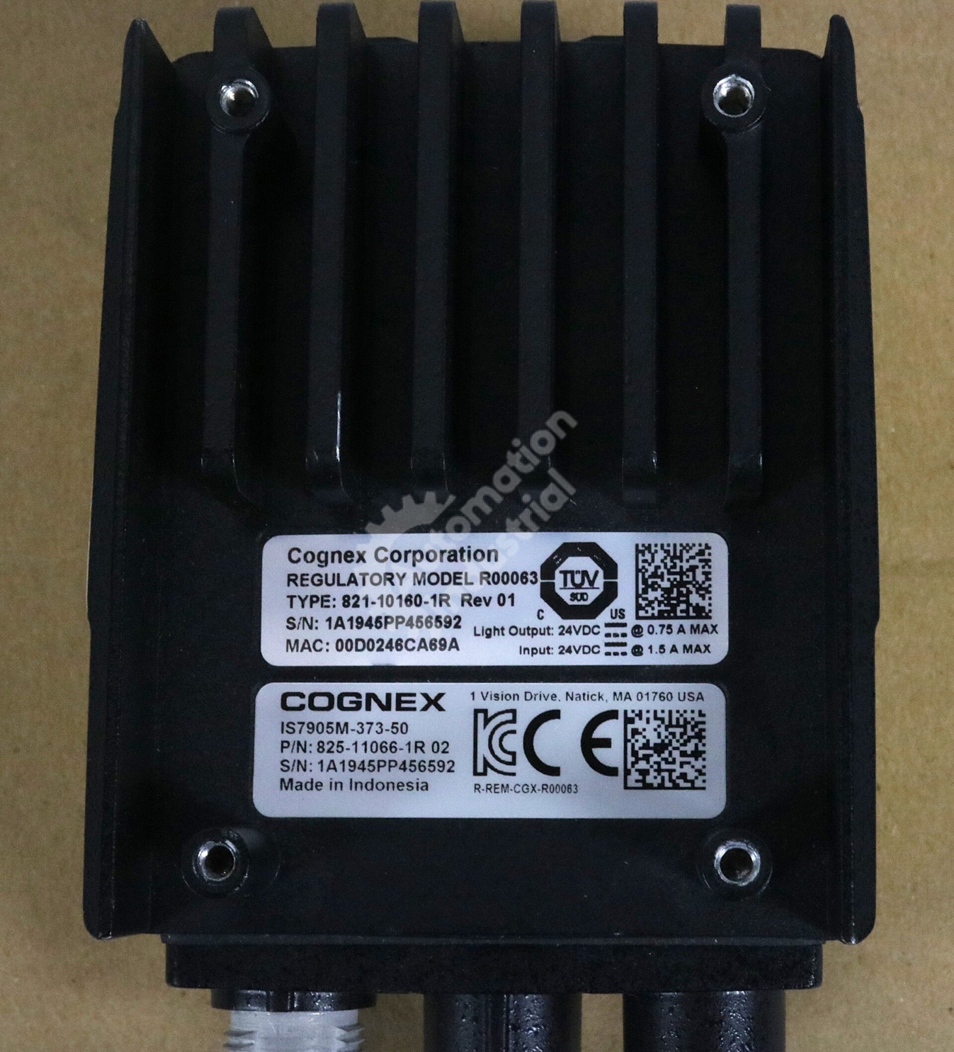 IS7905M-373-50 By Cognex 825-11066-1R Digital Industrial Vision Camera System