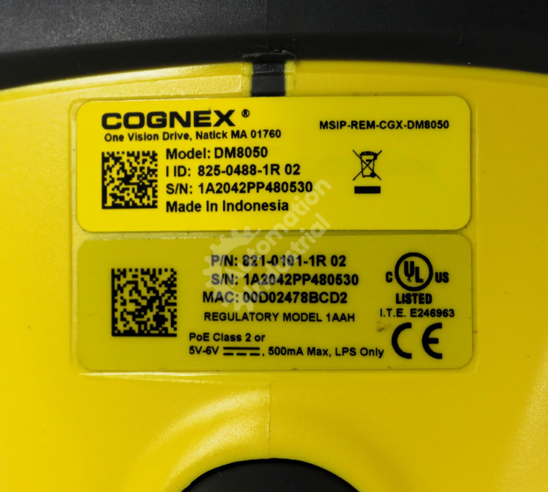 DM8050 by Cognex 825-0488-1R Advance Data Scanner DM8050